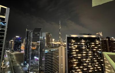 Burj Khalifa Canal View Fully Furnished Studio At Damac Prive