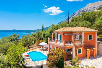 Villa Youla Large Private Pool Walk to Beach Sea Views A C Wifi Car Not Required - 1025