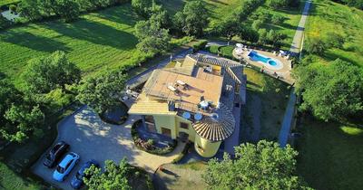 Villa on top of a Hill With an Enchanting View of Lake Bolsena