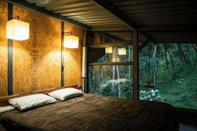 Chale de Vidro nas montanhas