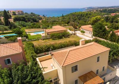 Villa Katerina Large Private Pool Walk to Beach Sea Views A C Wifi Car Not Required - 1021