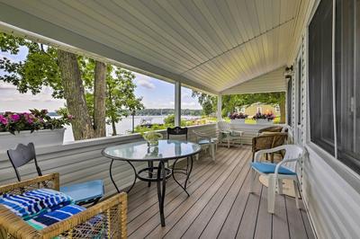 Lakefront Cottage w/ Covered Porch & Dock!