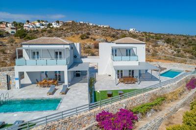 Gianna s Panoramic Seaview Twin Villas With Pools