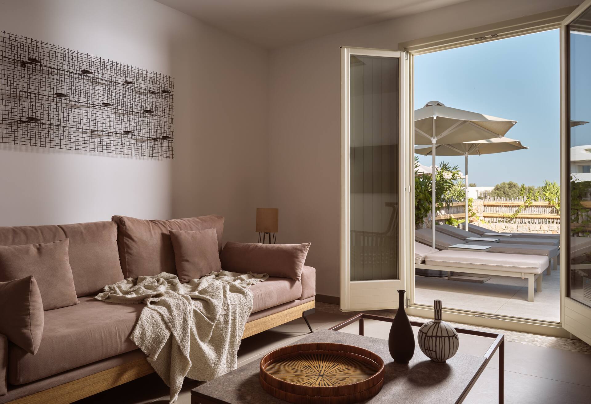 King Two Bedroom Duplex Suite with Pool