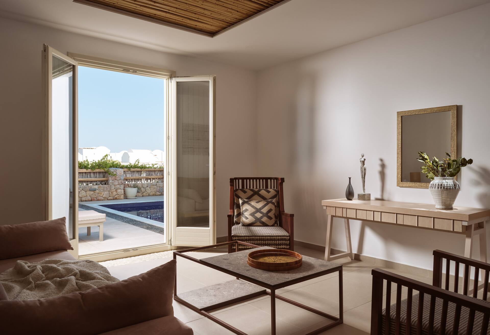 King Two Bedroom Duplex Suite with Pool