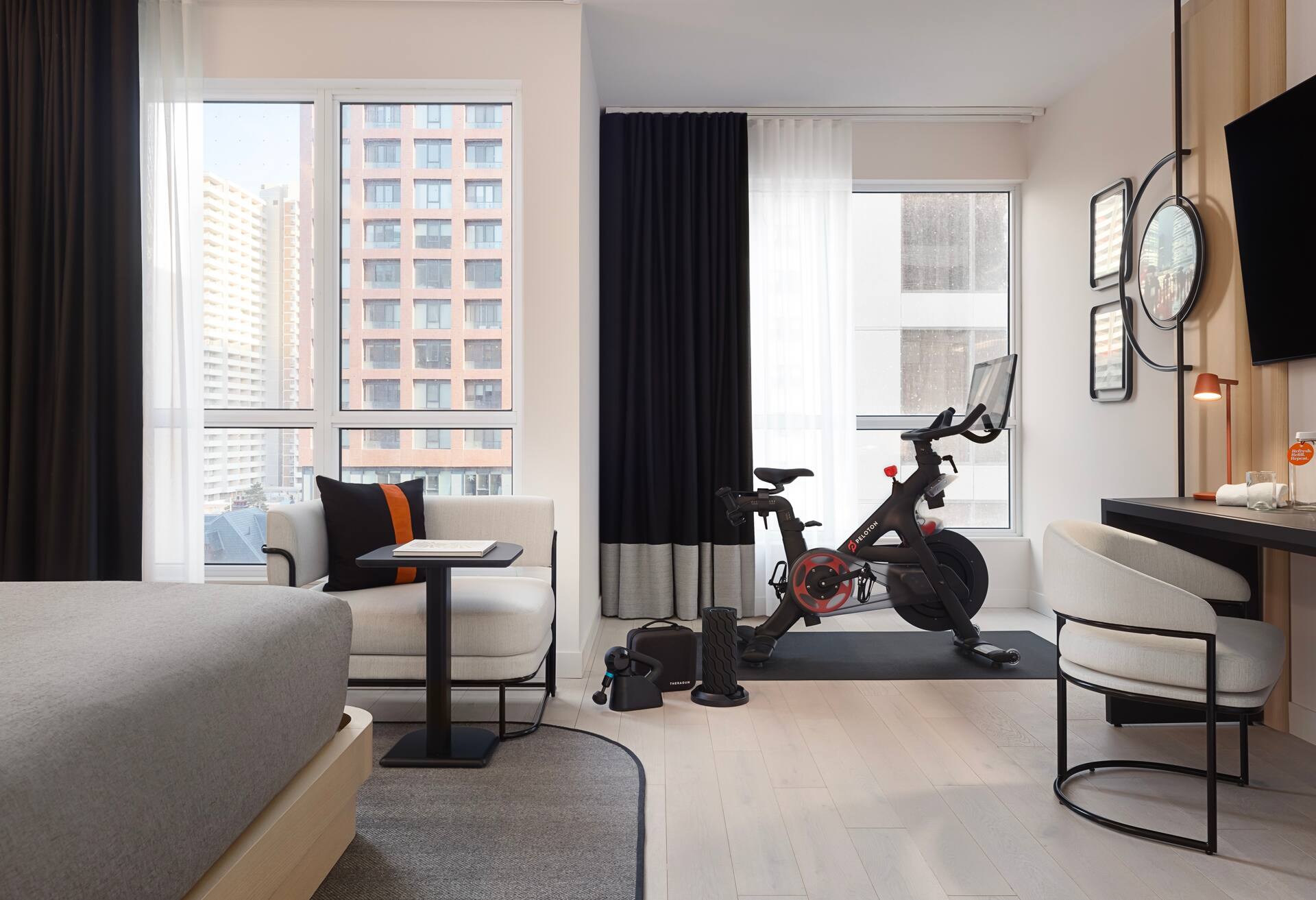 1 King Peloton Wellness Room with Therabody
