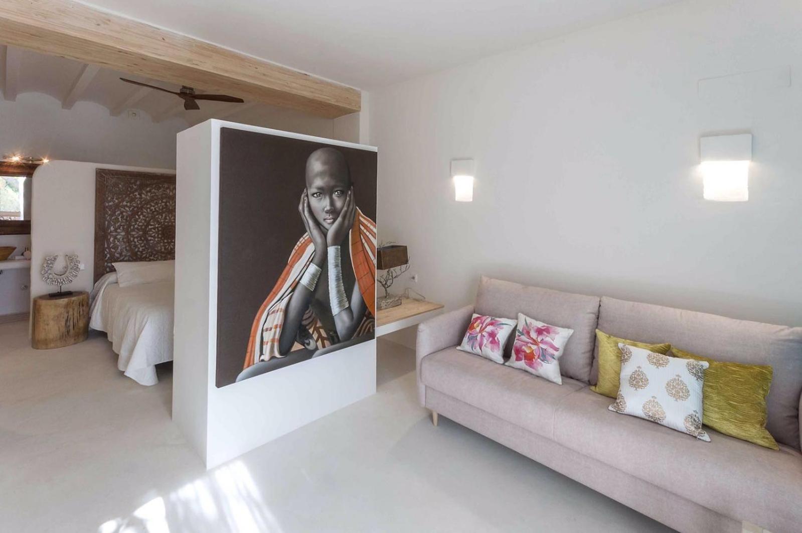 Suite con vista al jardín