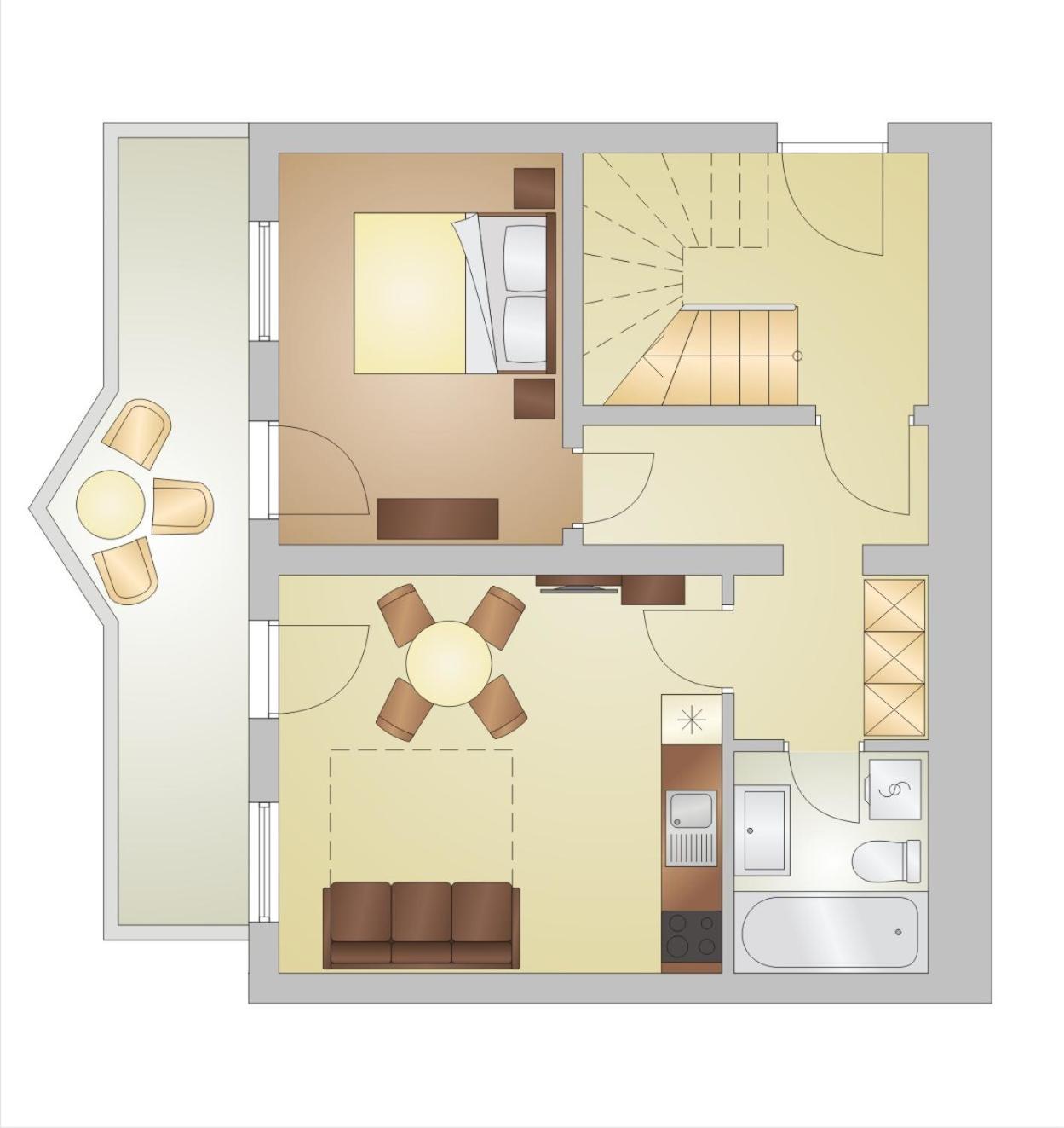 Comfort One-Bedroom Apartment photo 2