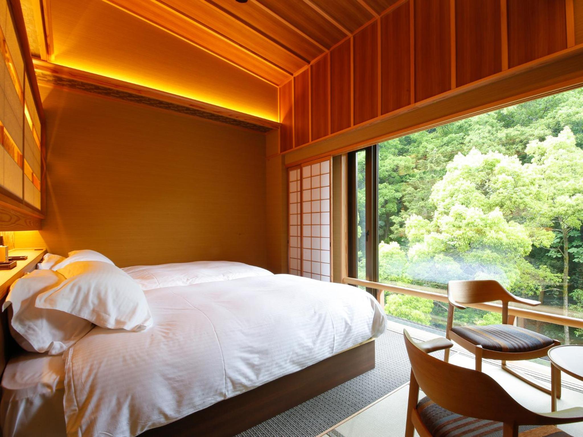 Twin Room with Open-Air Bath Type A - Non-Smoking (2nd-3rd floor)