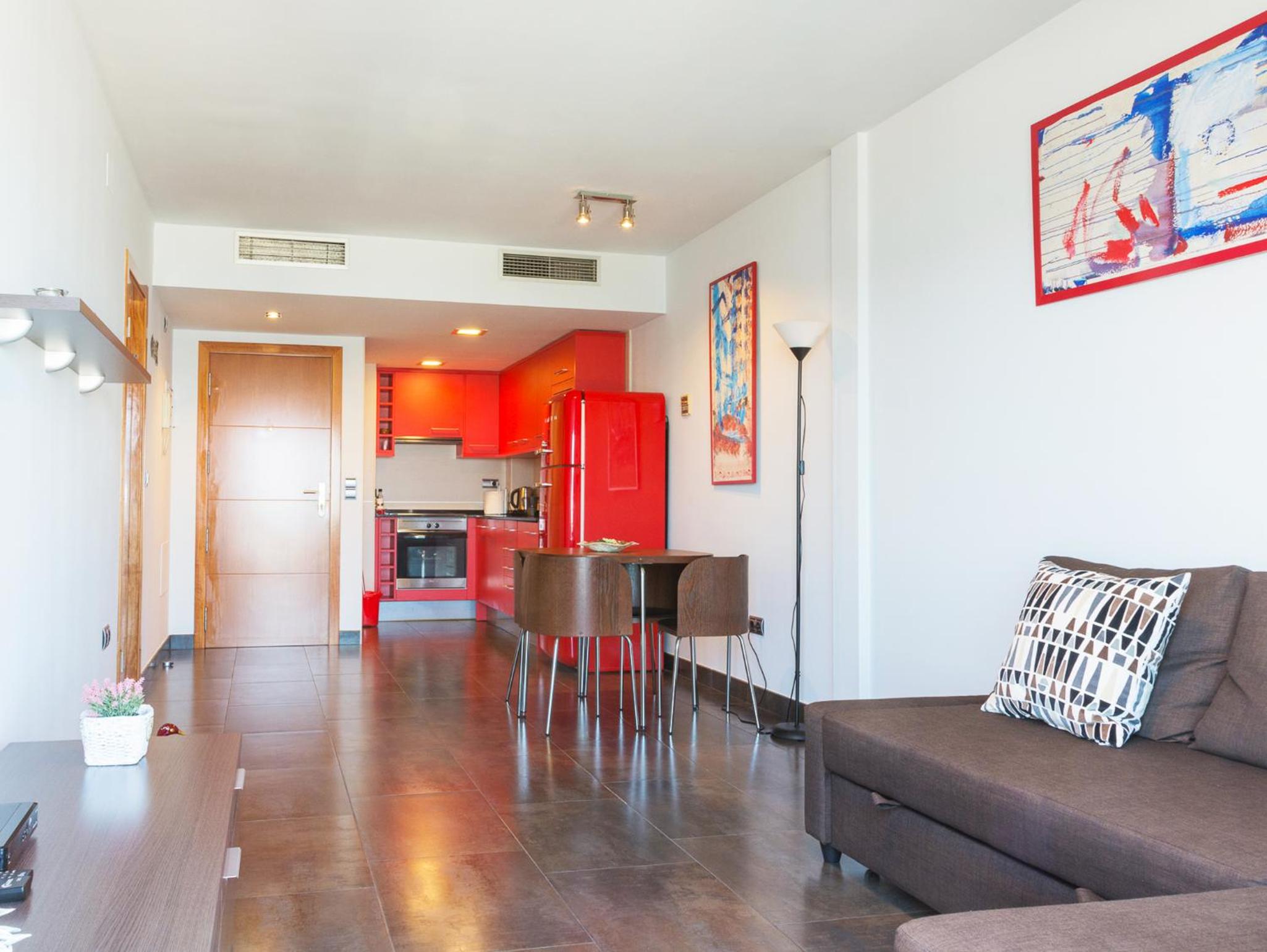 Apartamento de una habitación con vista al mar