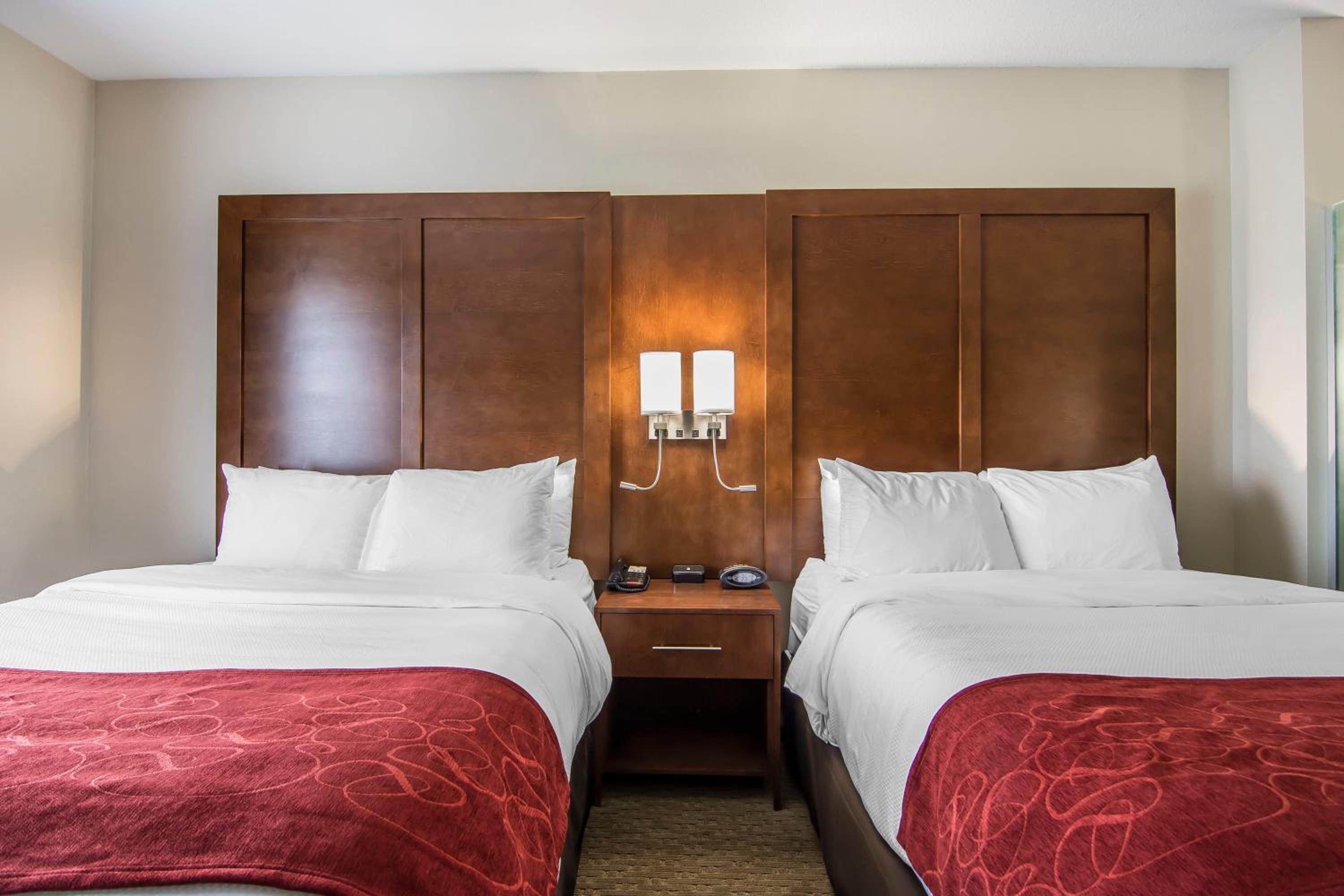 Queen Suite with Two Queen Beds and Sofa Bed