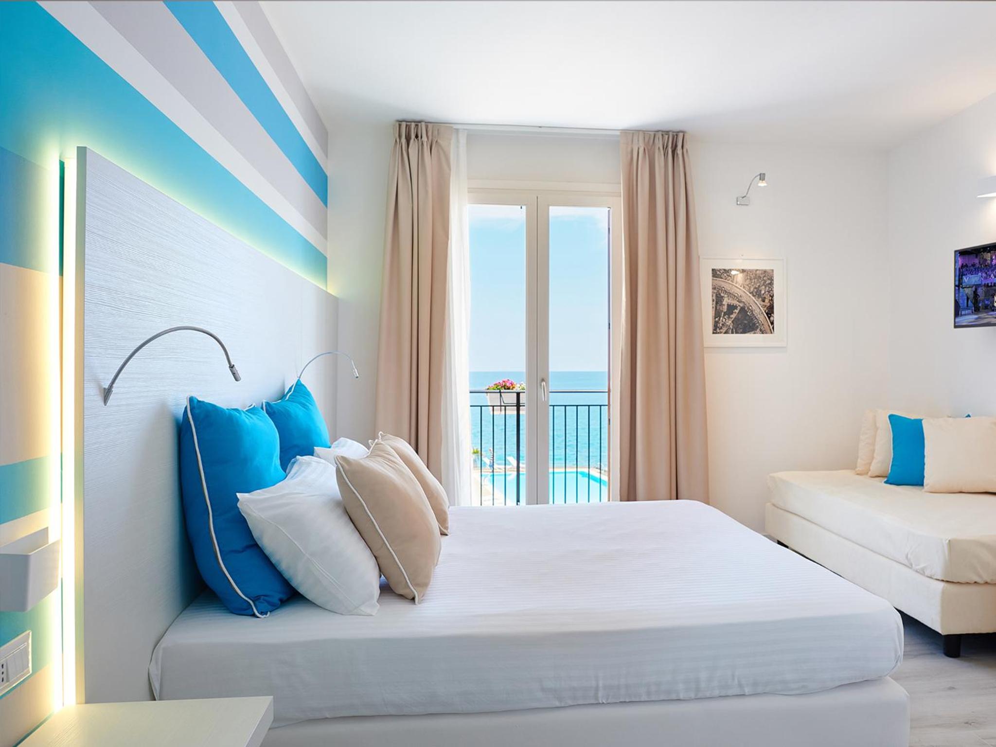 Triple Room with Balcony and Sea View - First Floor