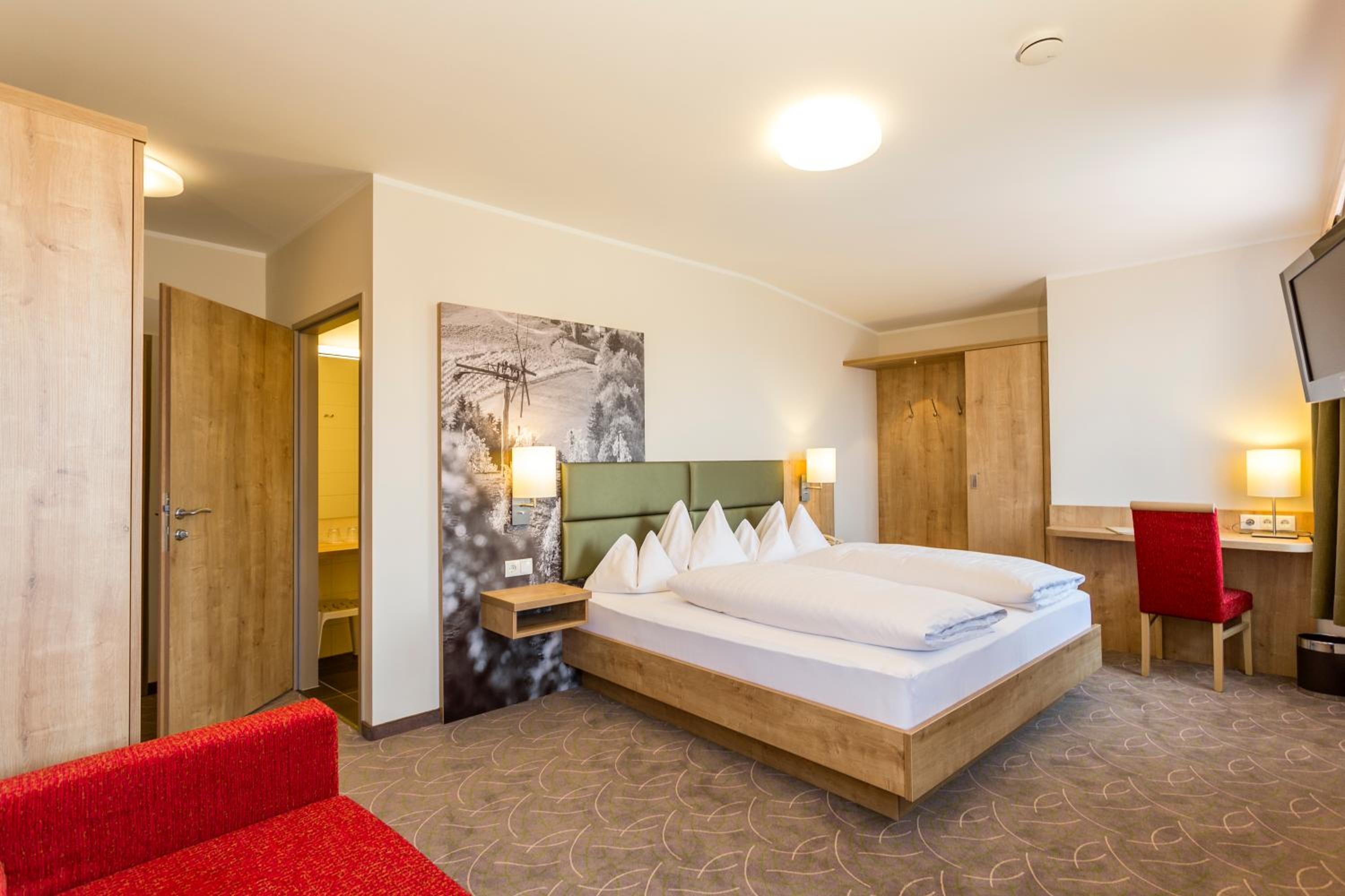 Family Offer - 2 Double Rooms side by side for 2 Adults + 2 Children under 14 years