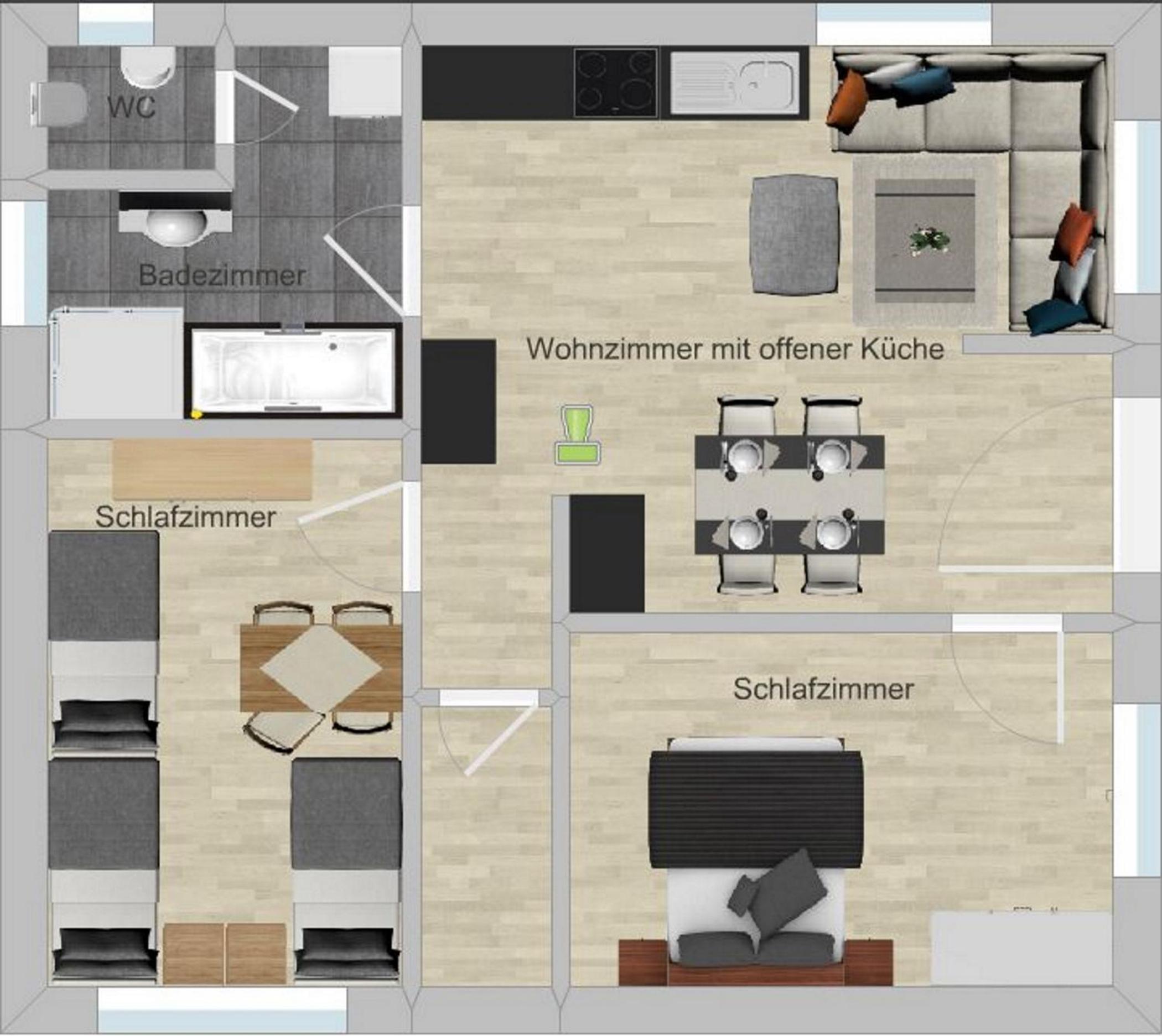 Two-Bedroom Apartment photo 1