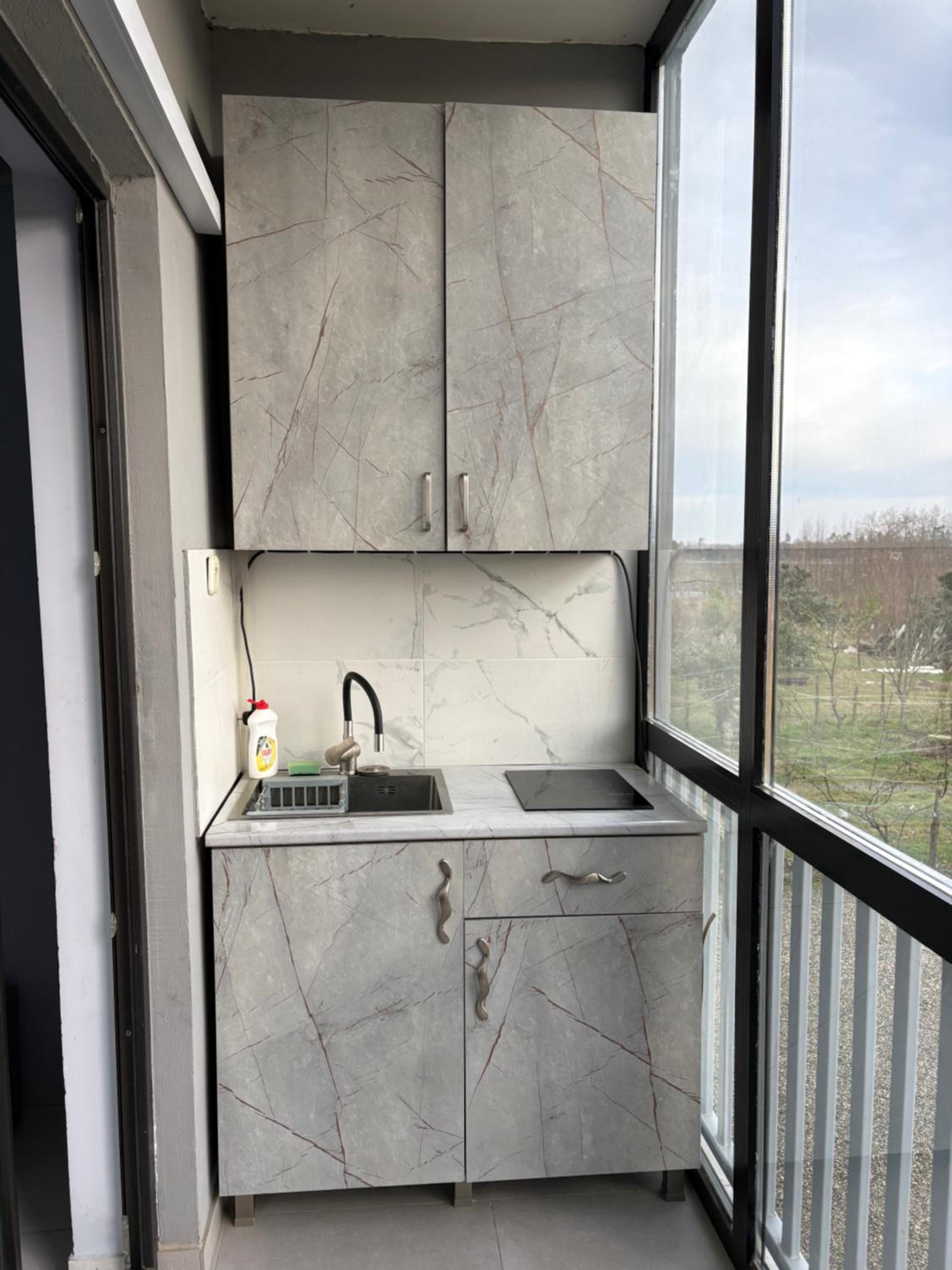 Studio with Balcony