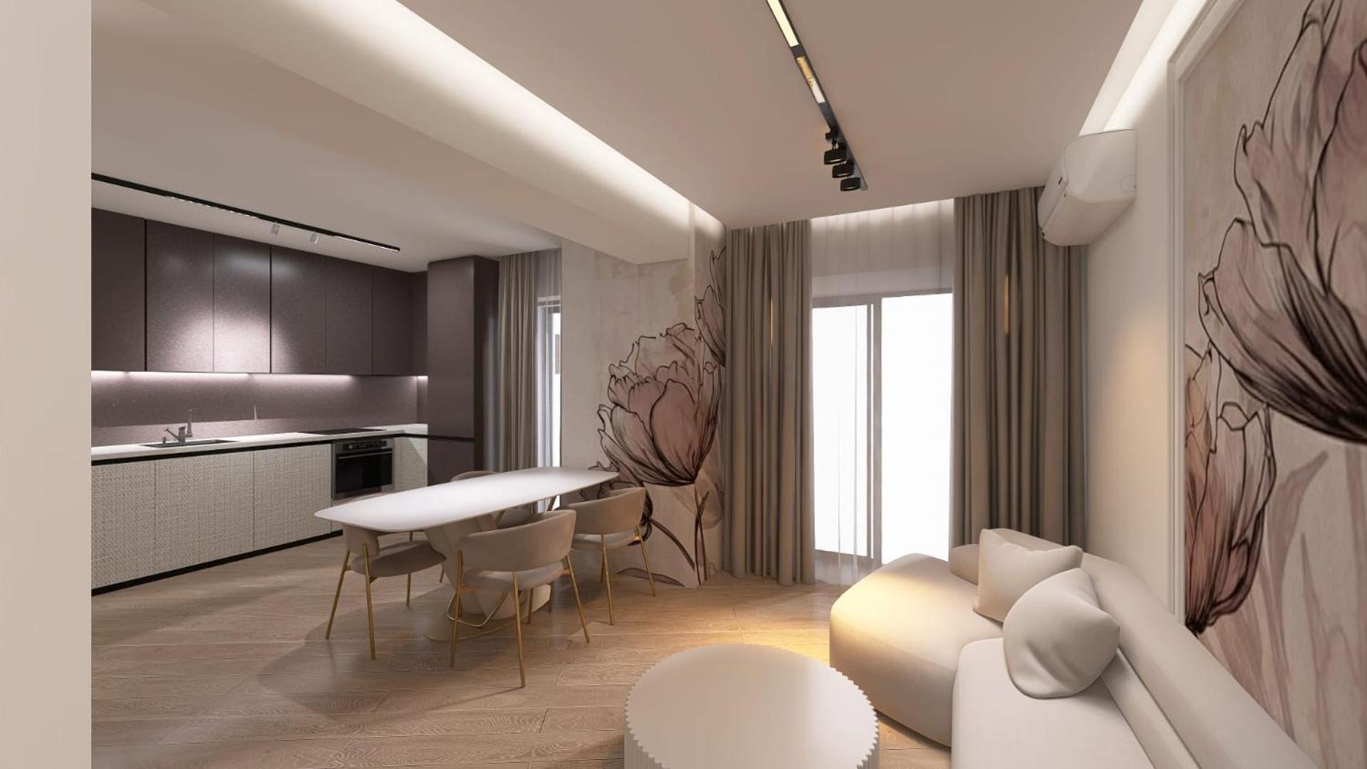 Deluxe One-Bedroom Apartment with City View