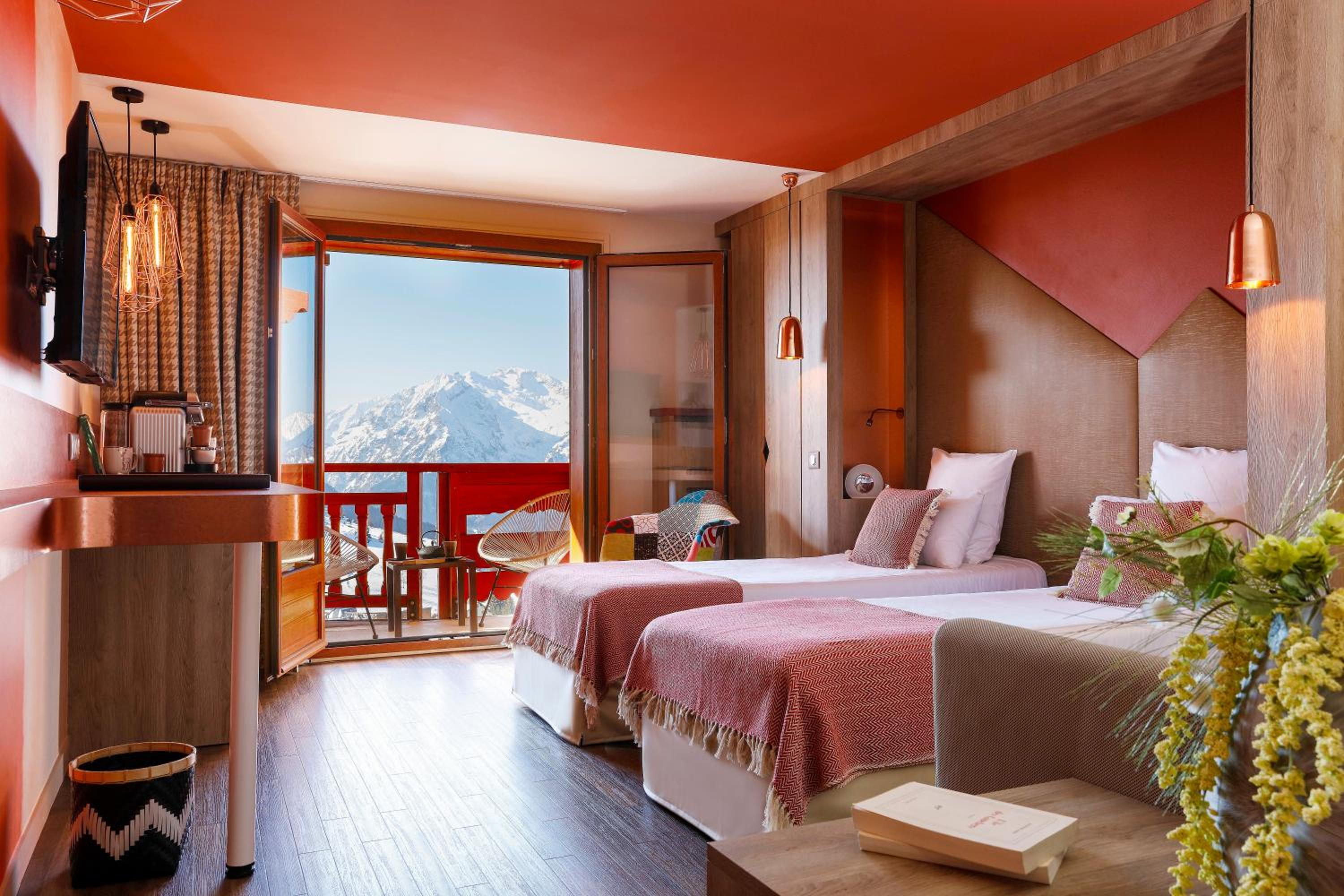 Chambre Double ou Lits Jumeaux Panoramique at Grandes Rousses Hotel & Spa