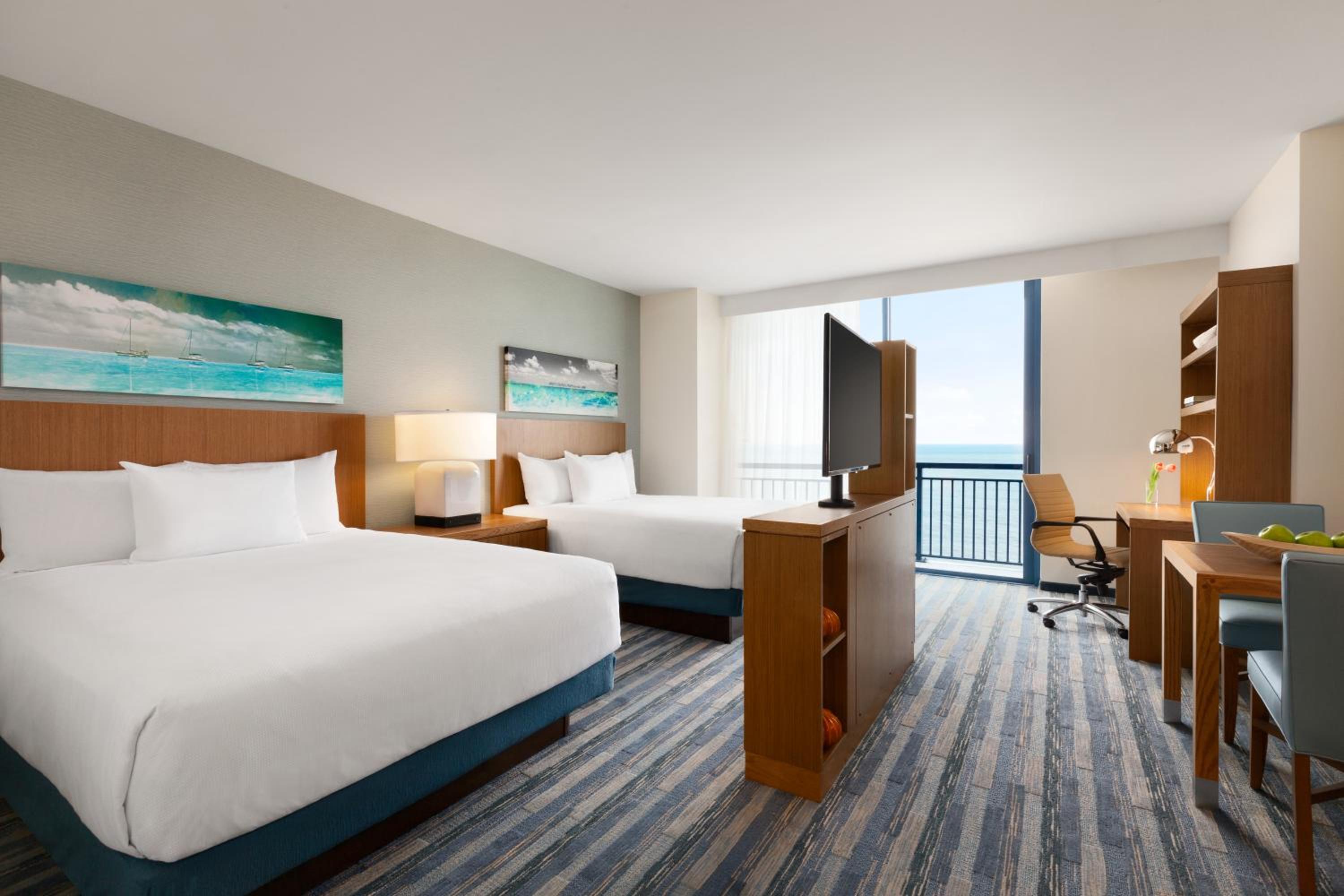 Oceanfront Studio Suite with Two Queen Beds and Sofa Bed - Photo 1