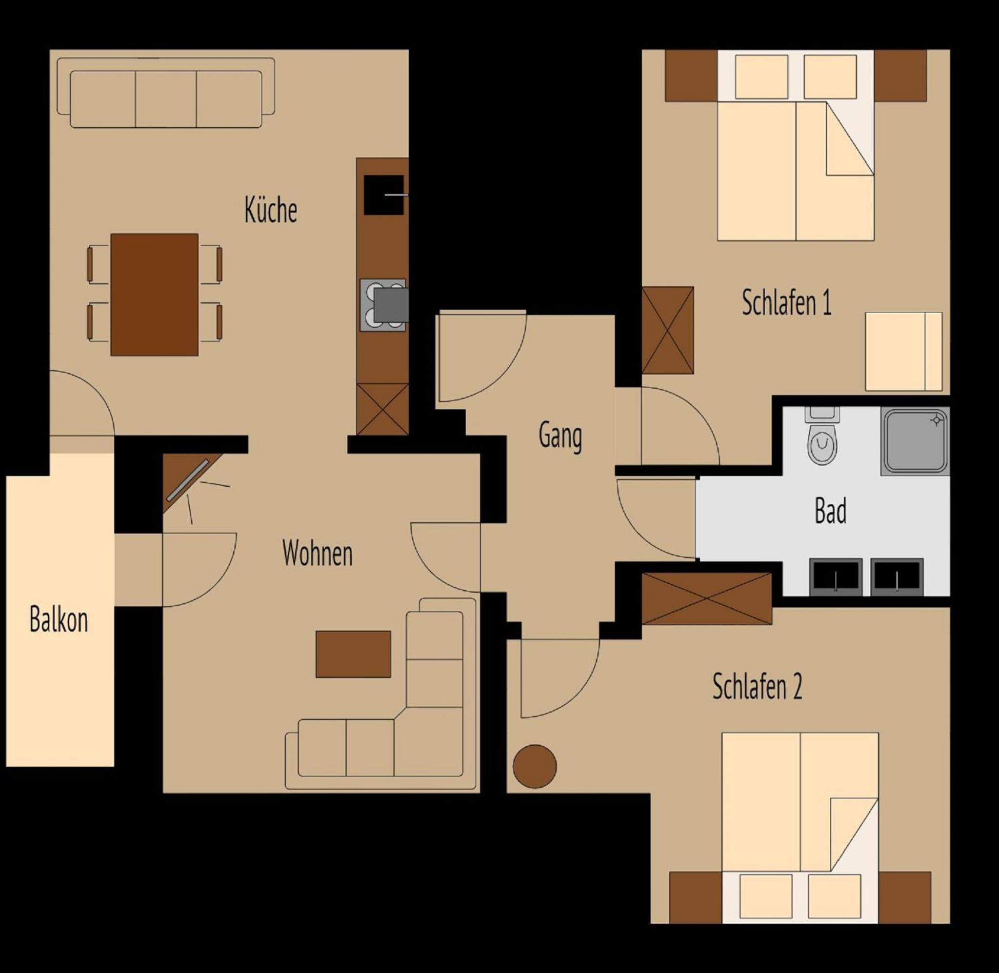Two-Bedroom Apartment photo 2