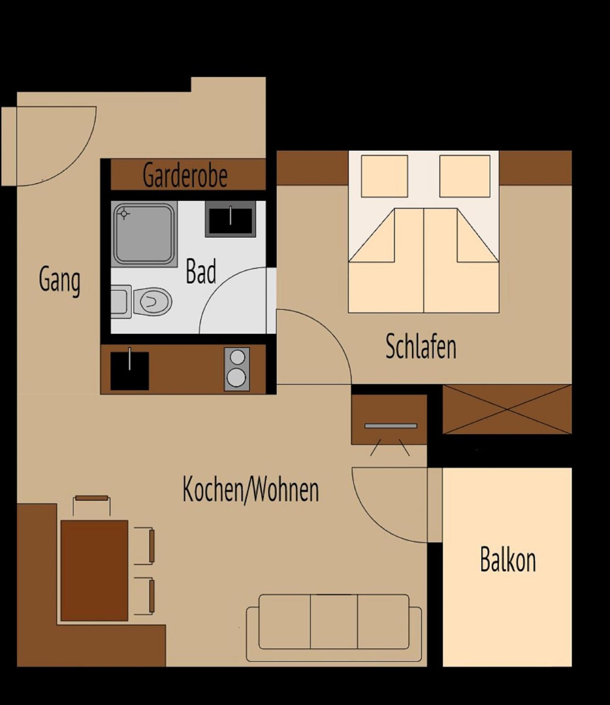 One-Bedroom Apartment photo 2