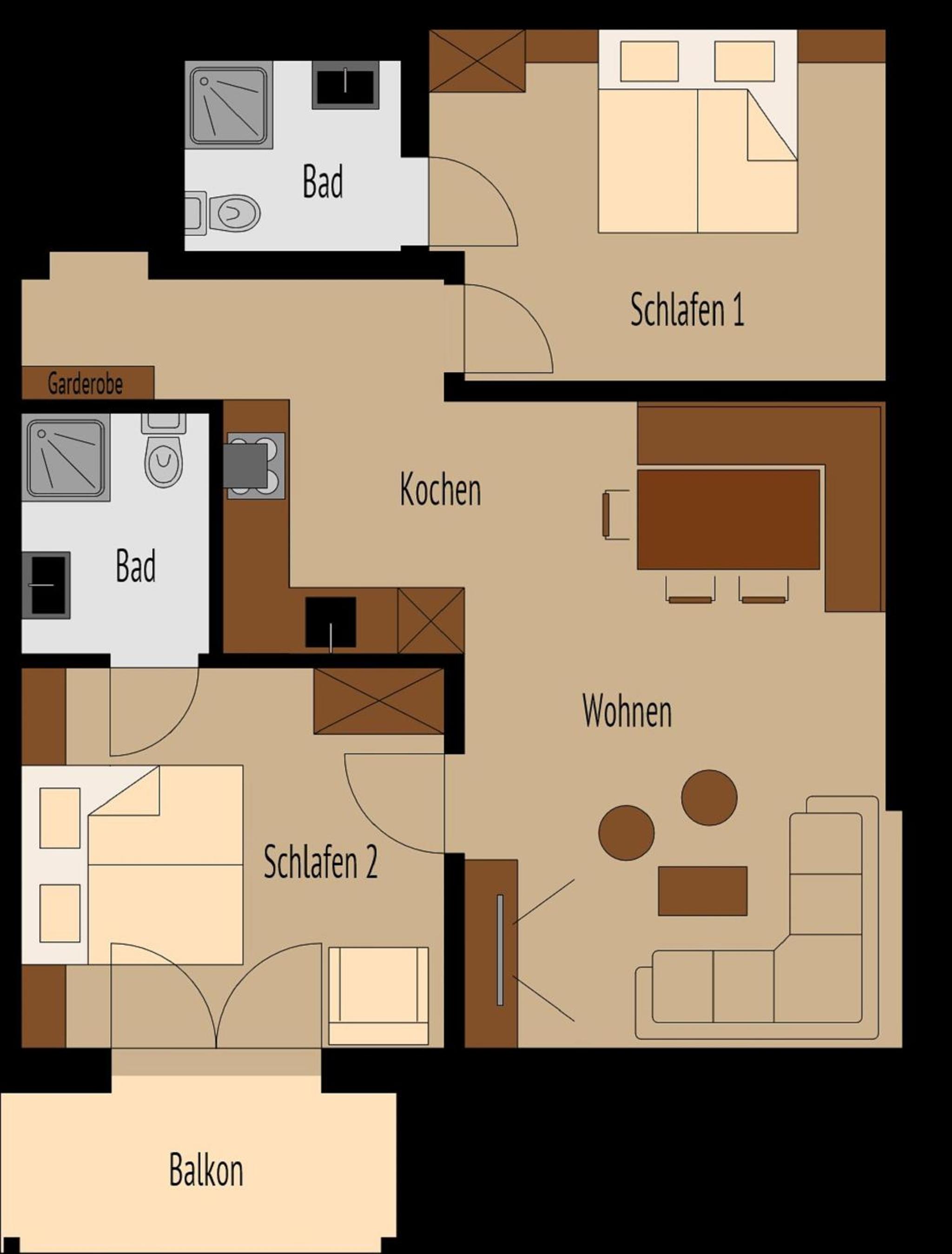 Two-Bedroom Apartment photo 3