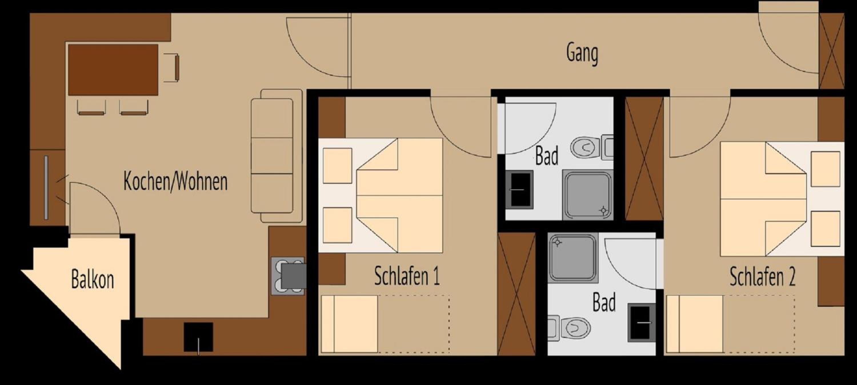 Two-Bedroom Apartment photo 3