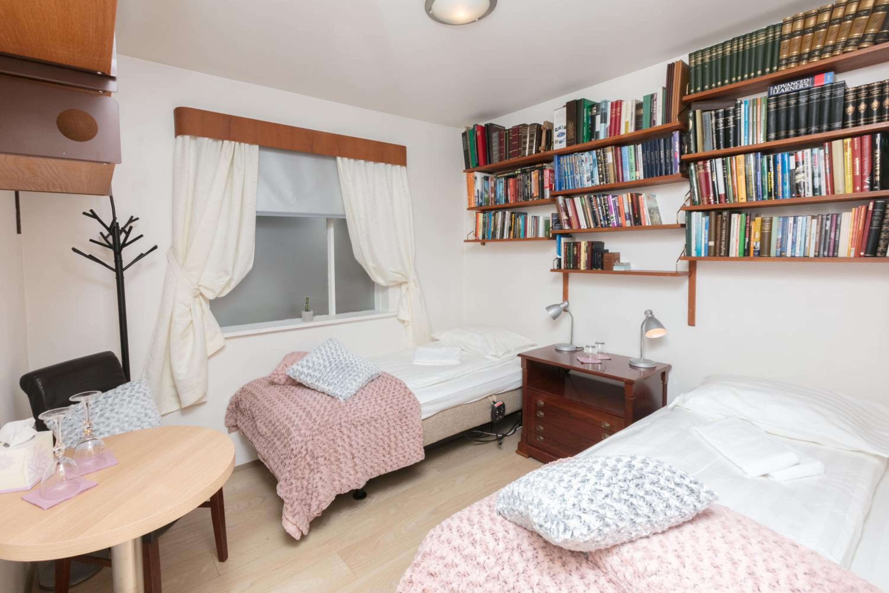 Small Twin Room with Shared Bathroom