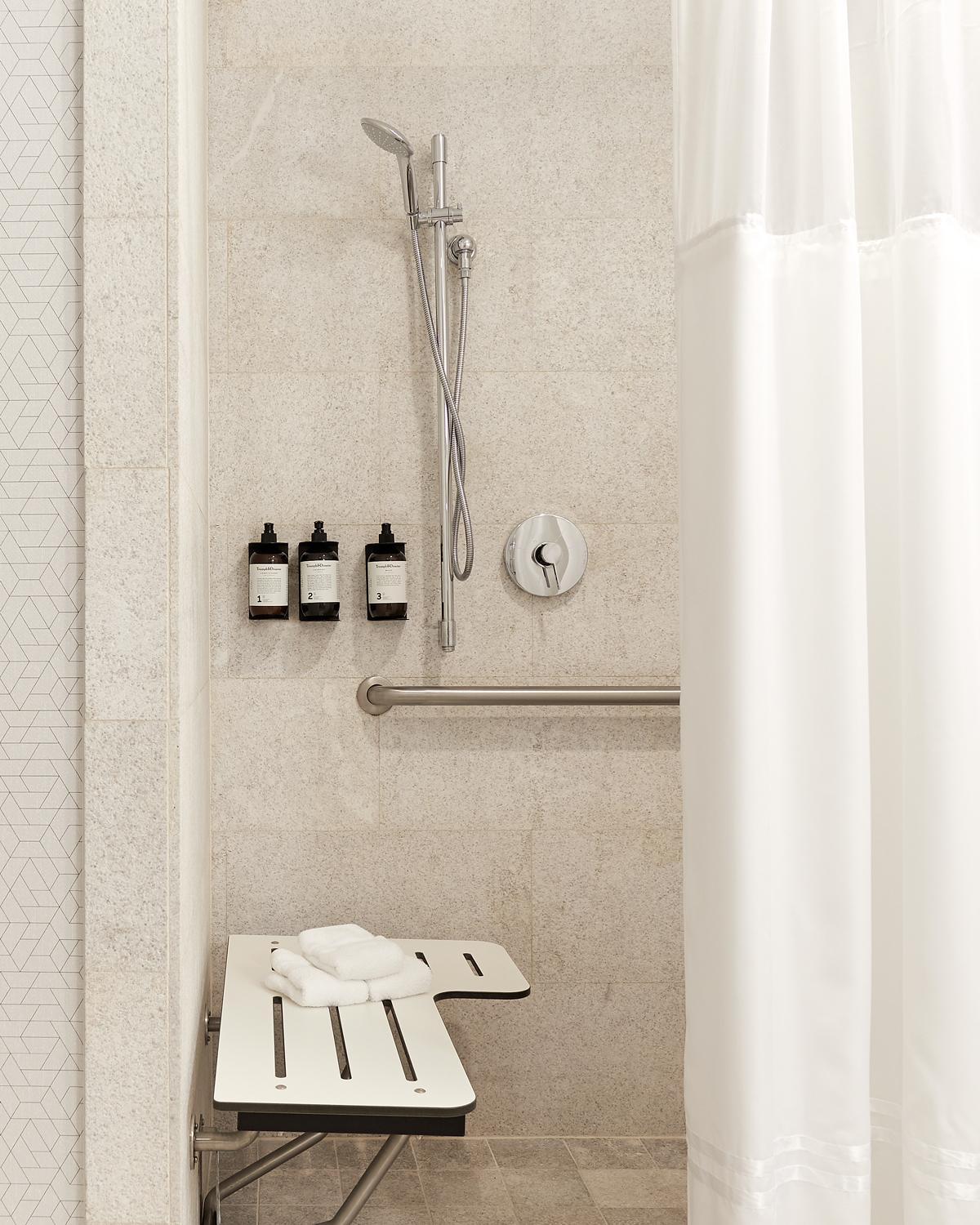 Premium Queen Room with Two Queen Beds and Roll-In Shower - Mobility and Hearing Accessible