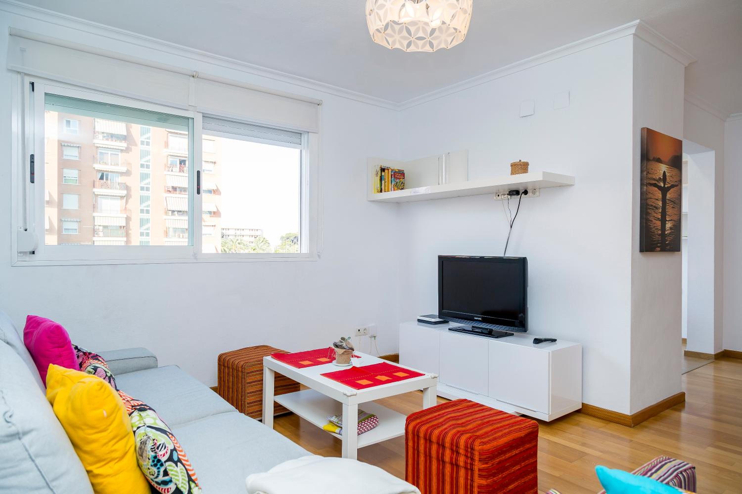 Apartamento con vista a la piscina
