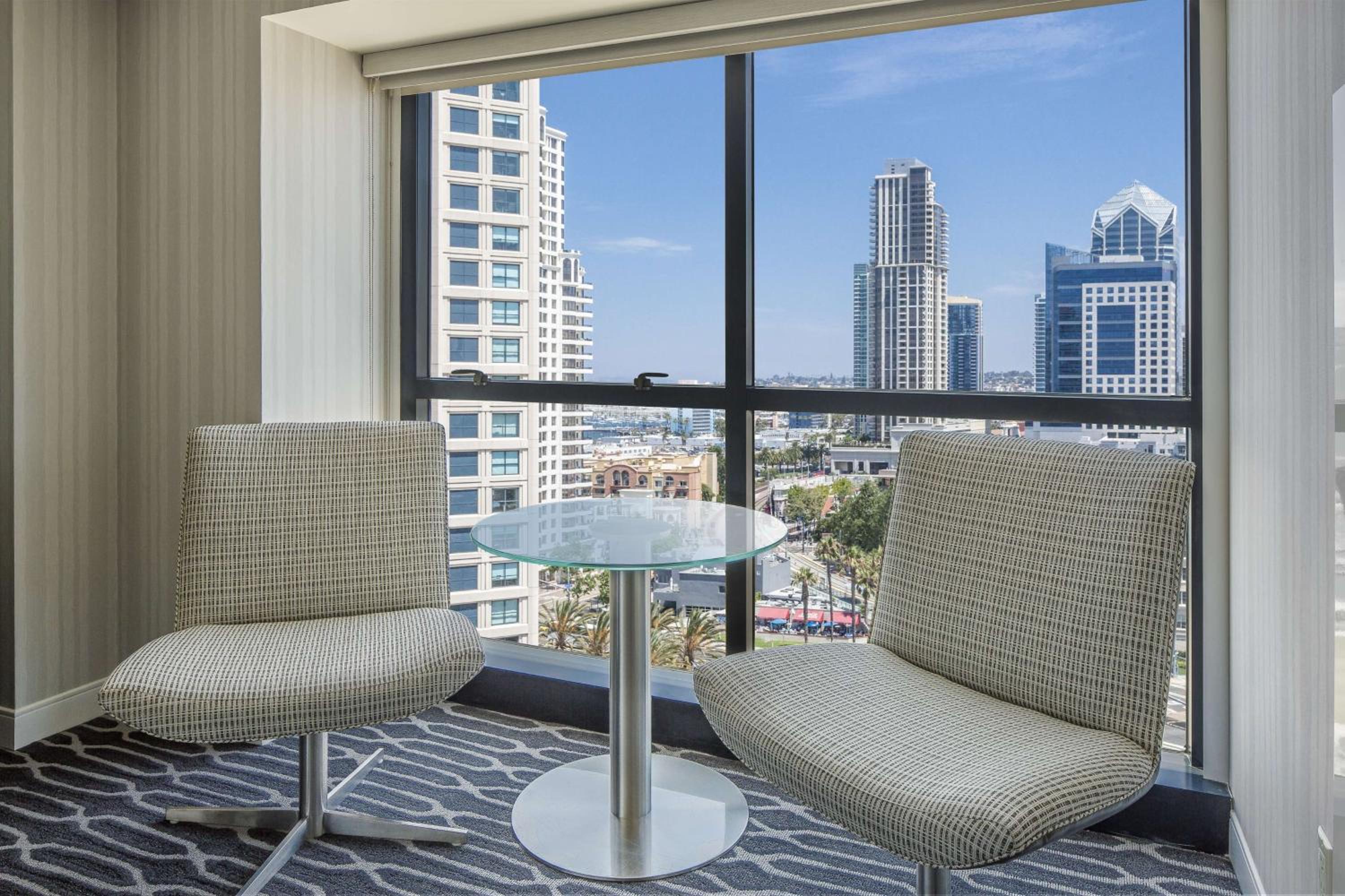 Double Room with Two Double Beds and City View