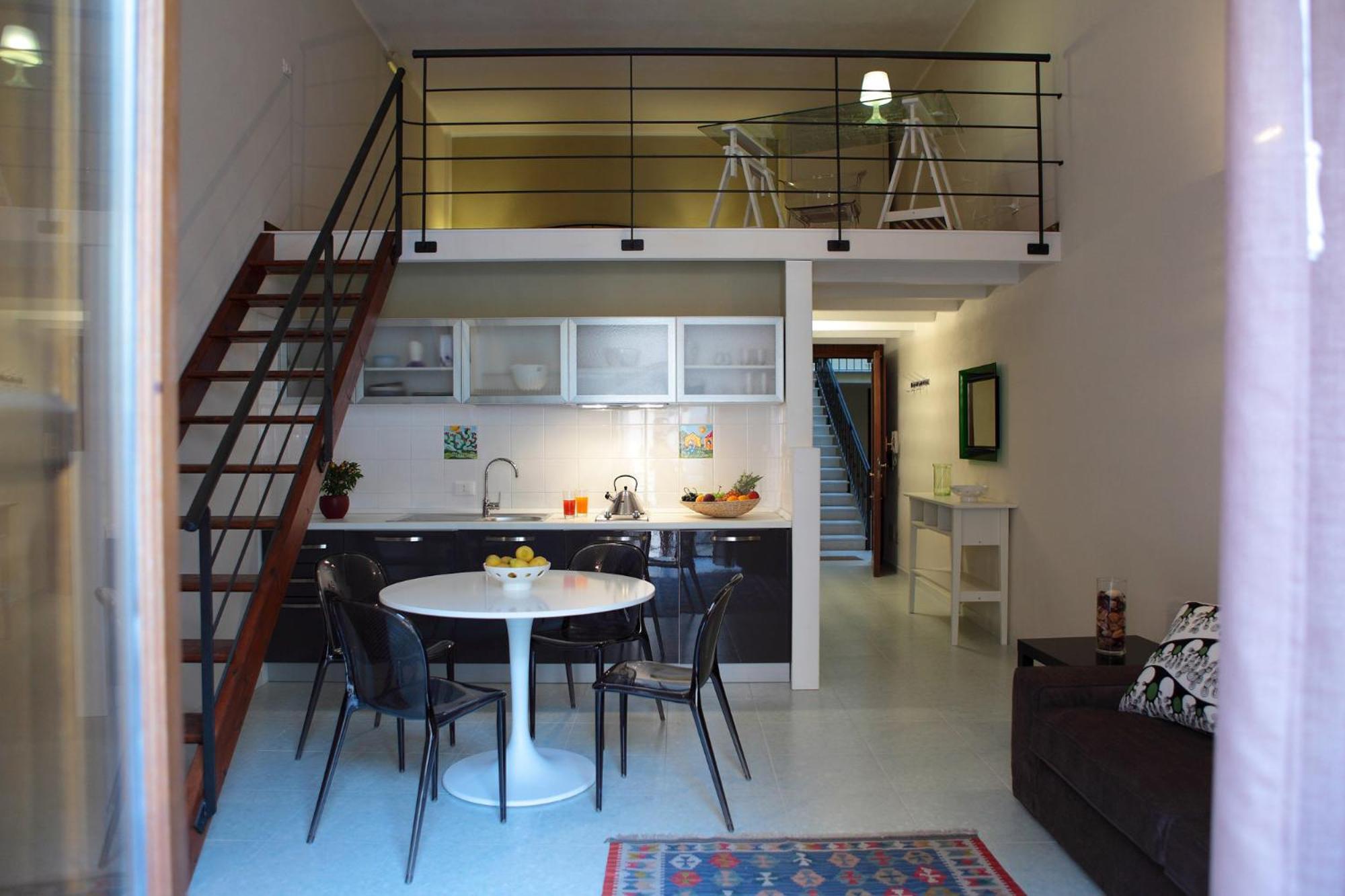 Studio Apartment with Balcony