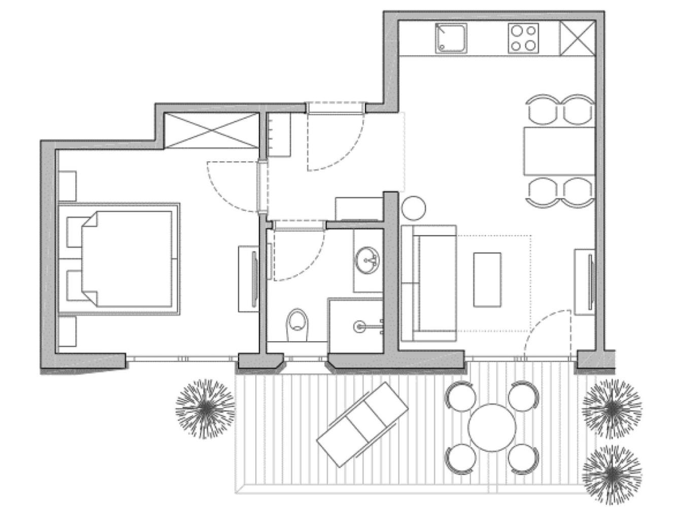 Apartment with Terrace photo 2
