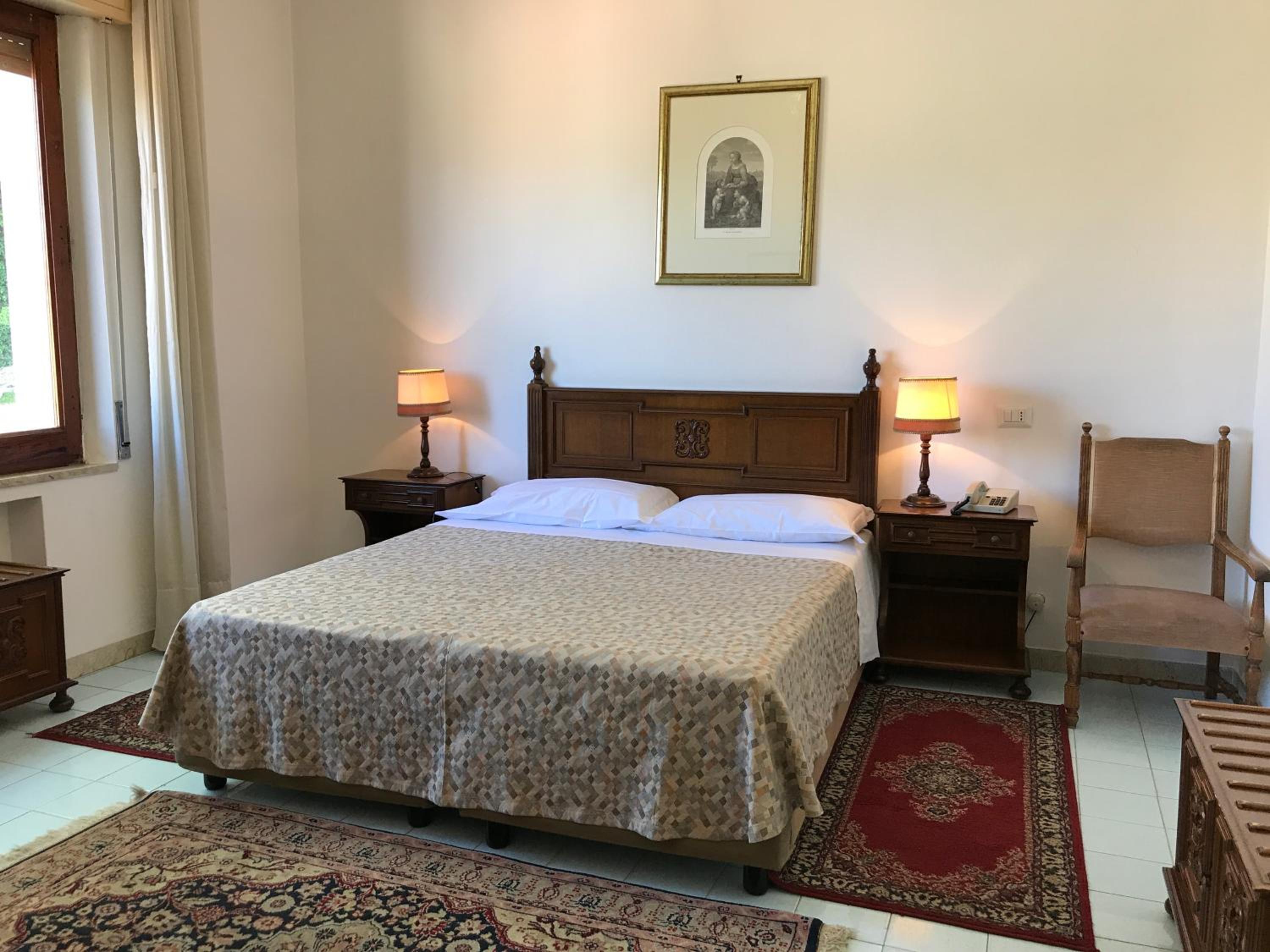 Standard Doppel- oder Zweibettzimmer mit Gartenblick