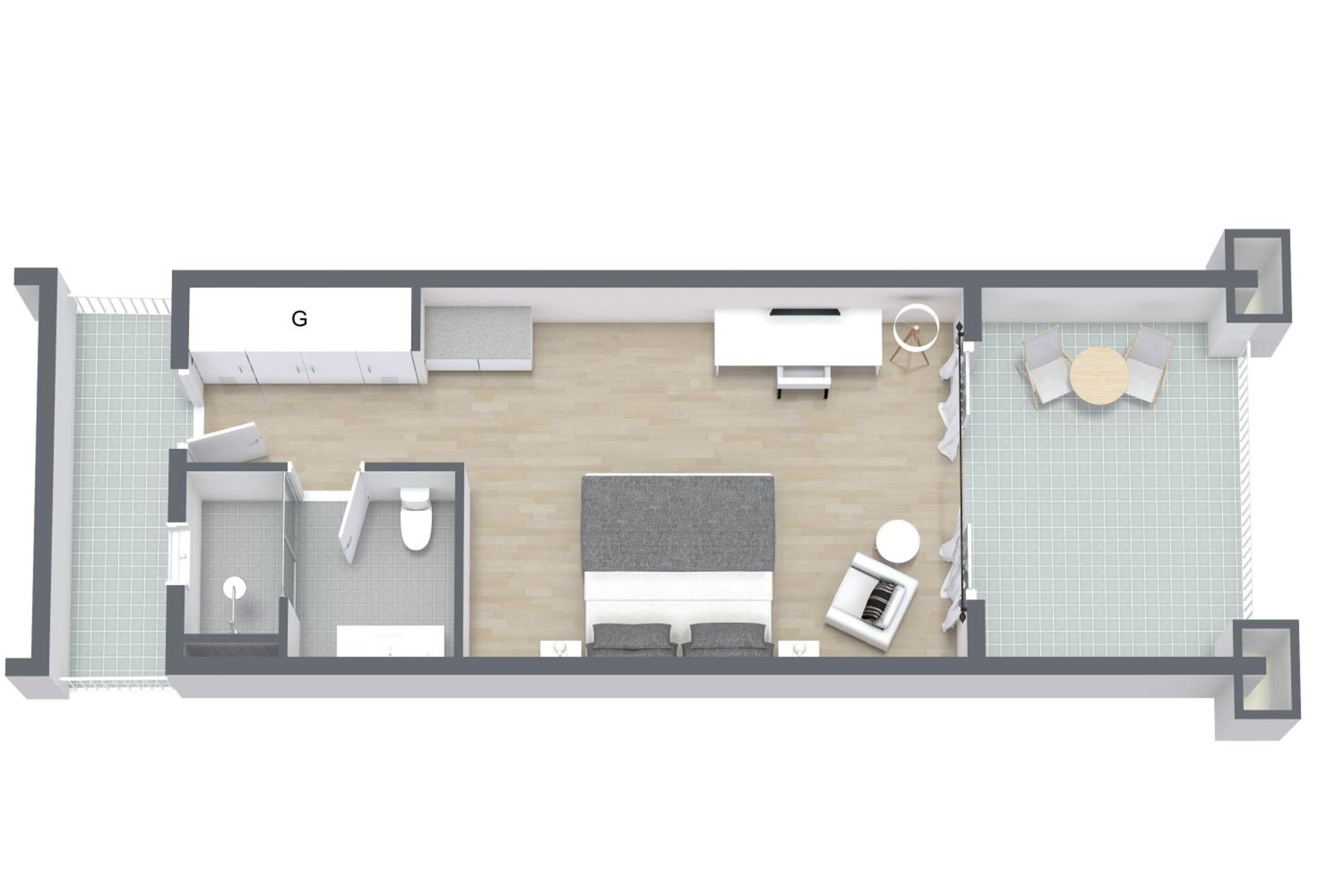 Basic Double Room thumbnail 5