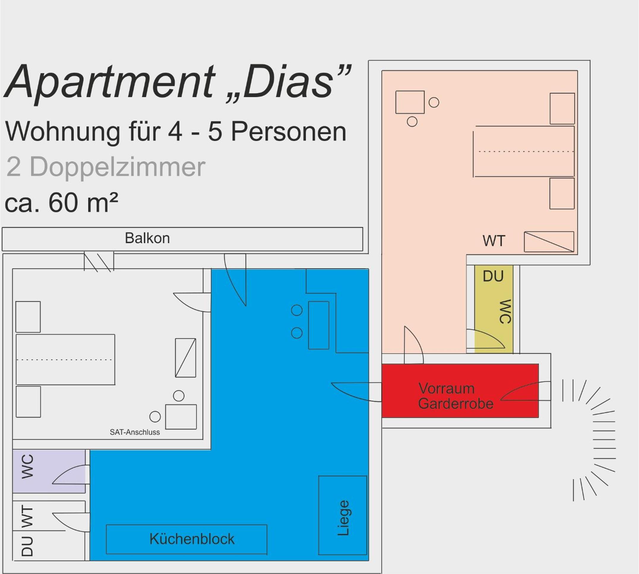 Two-Bedroom Apartment (4 Adults) photo 2