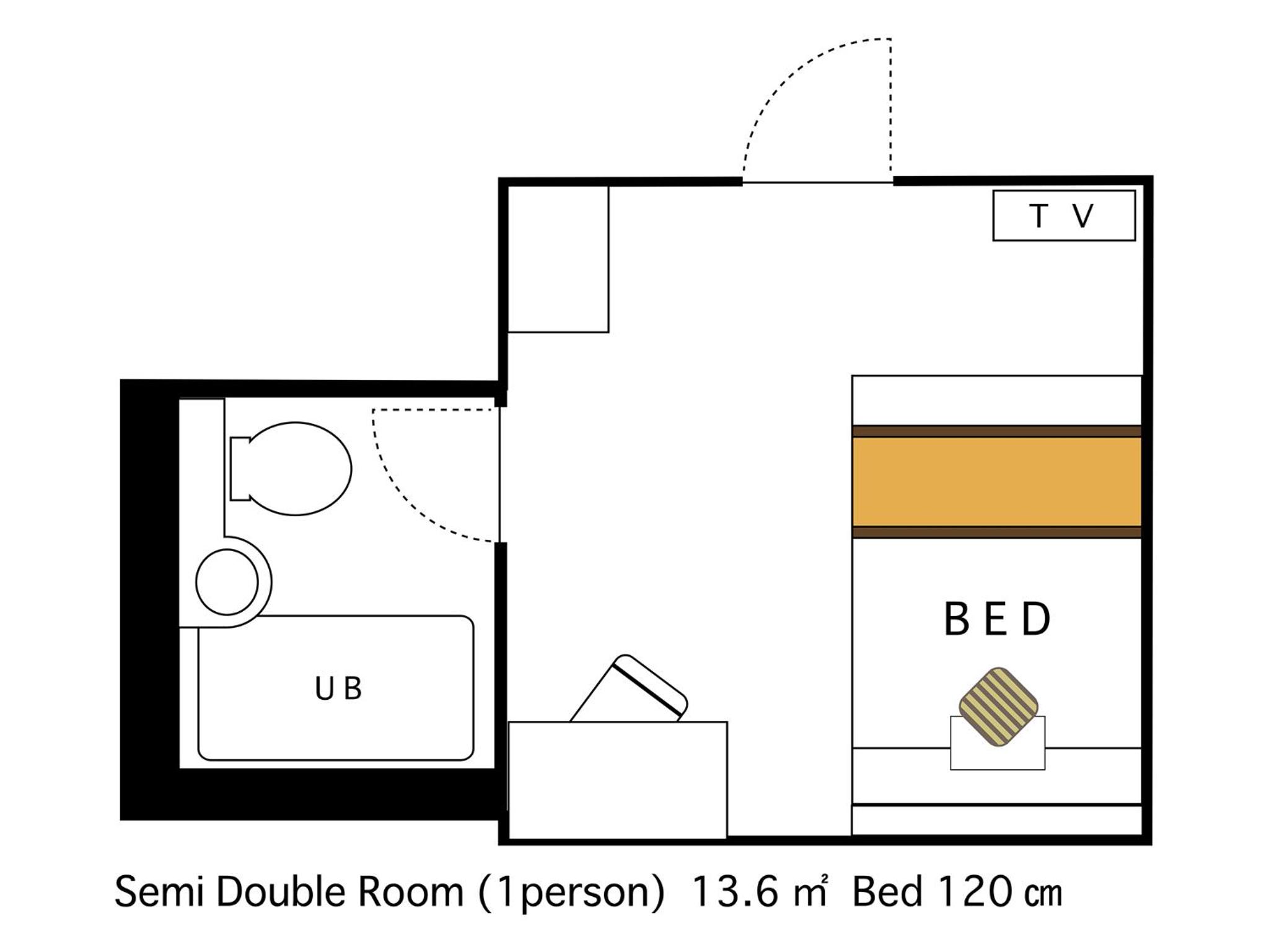 Double Room with Small Double Bed - Non-Smoking photo 2