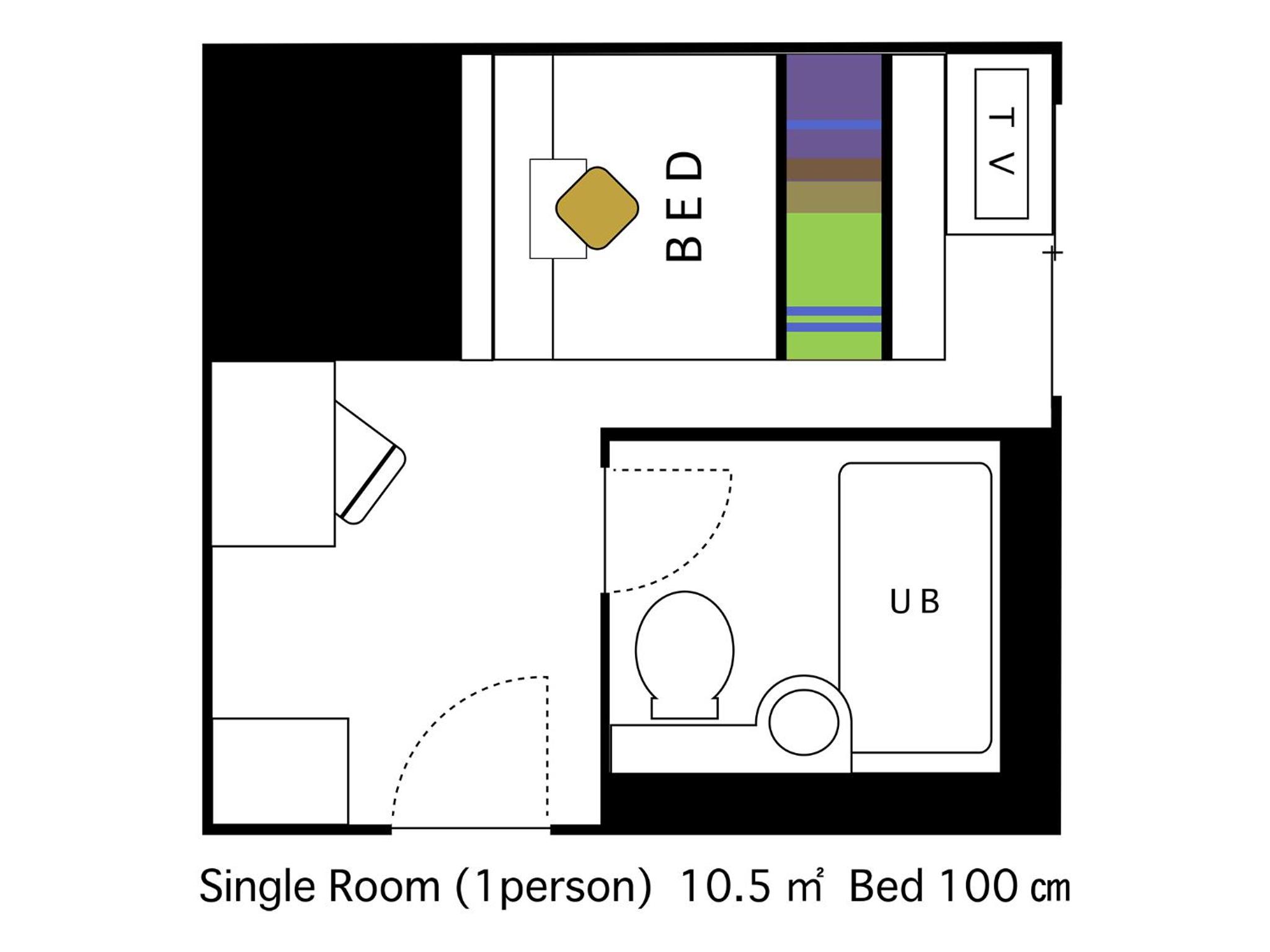 Economy Single Room - Non-Smoking photo 3