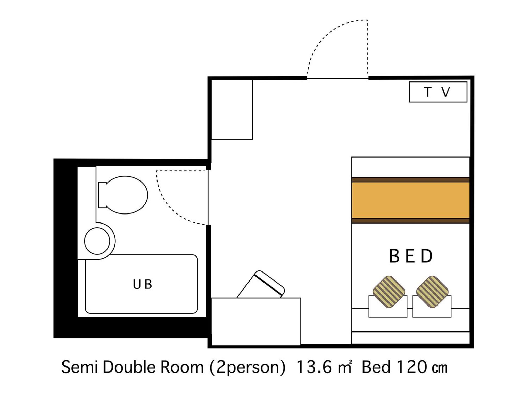Double Room with Small Double Bed - Non-Smoking photo 3