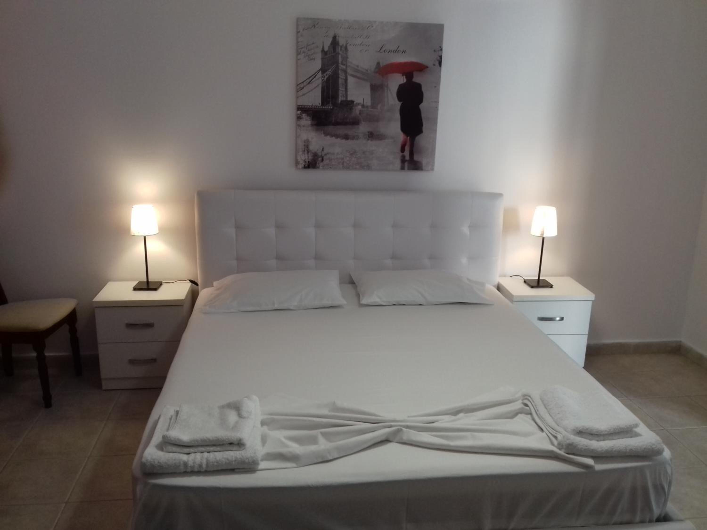 Sea View Studio With Double & Single Beds