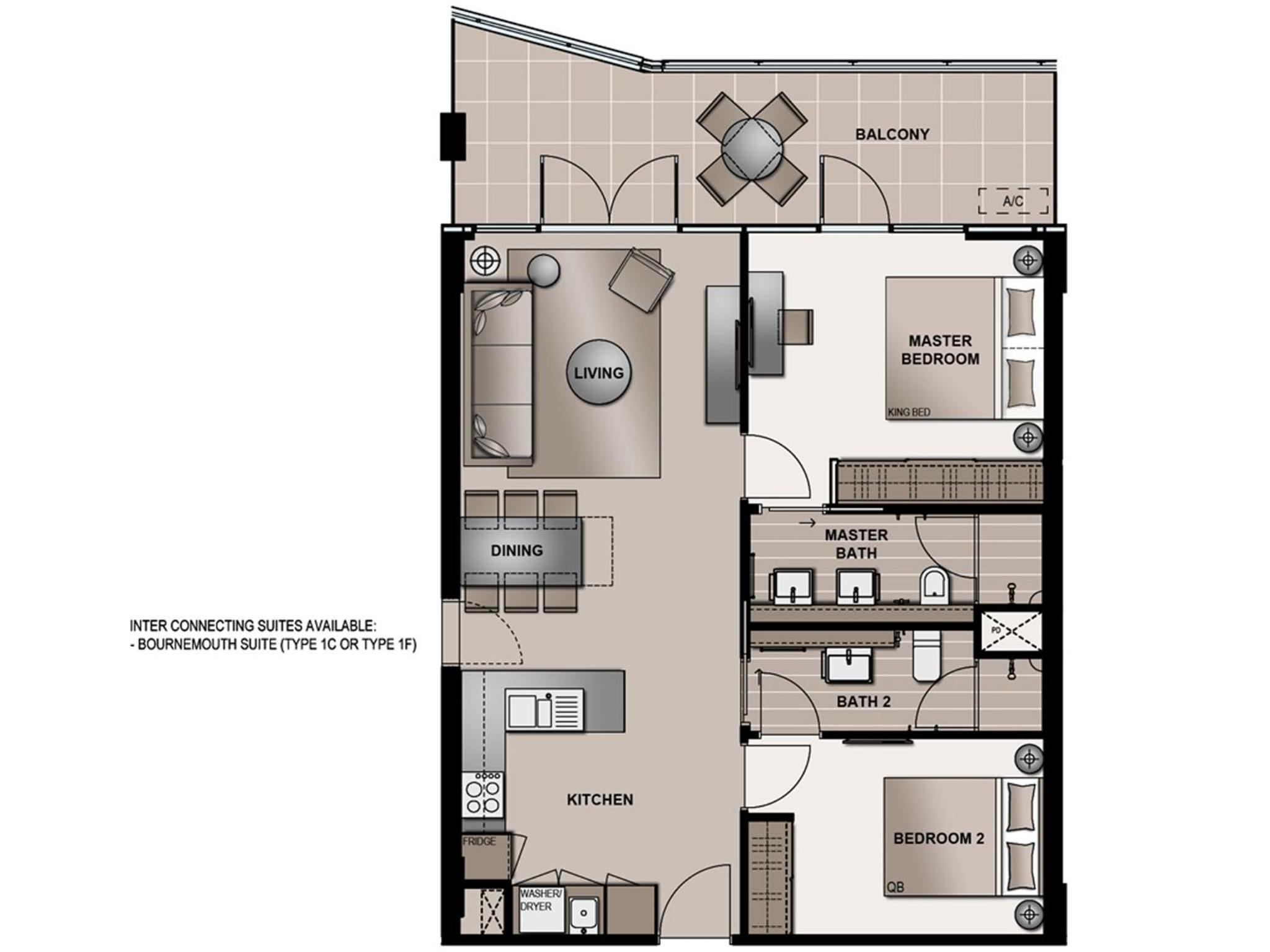 Two-Bedroom Suite - Lyndhurst