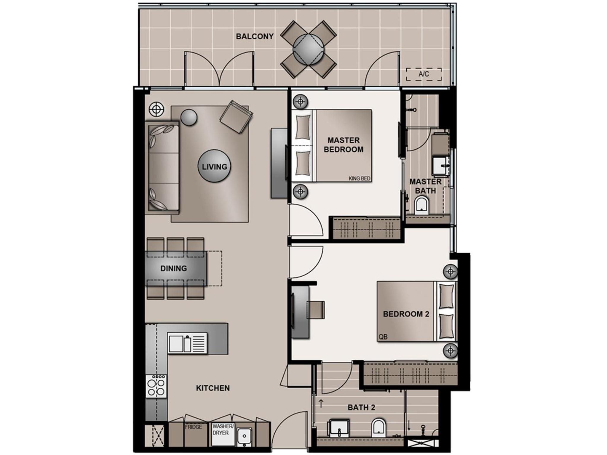 Two-Bedroom Suite - Lyndhurst