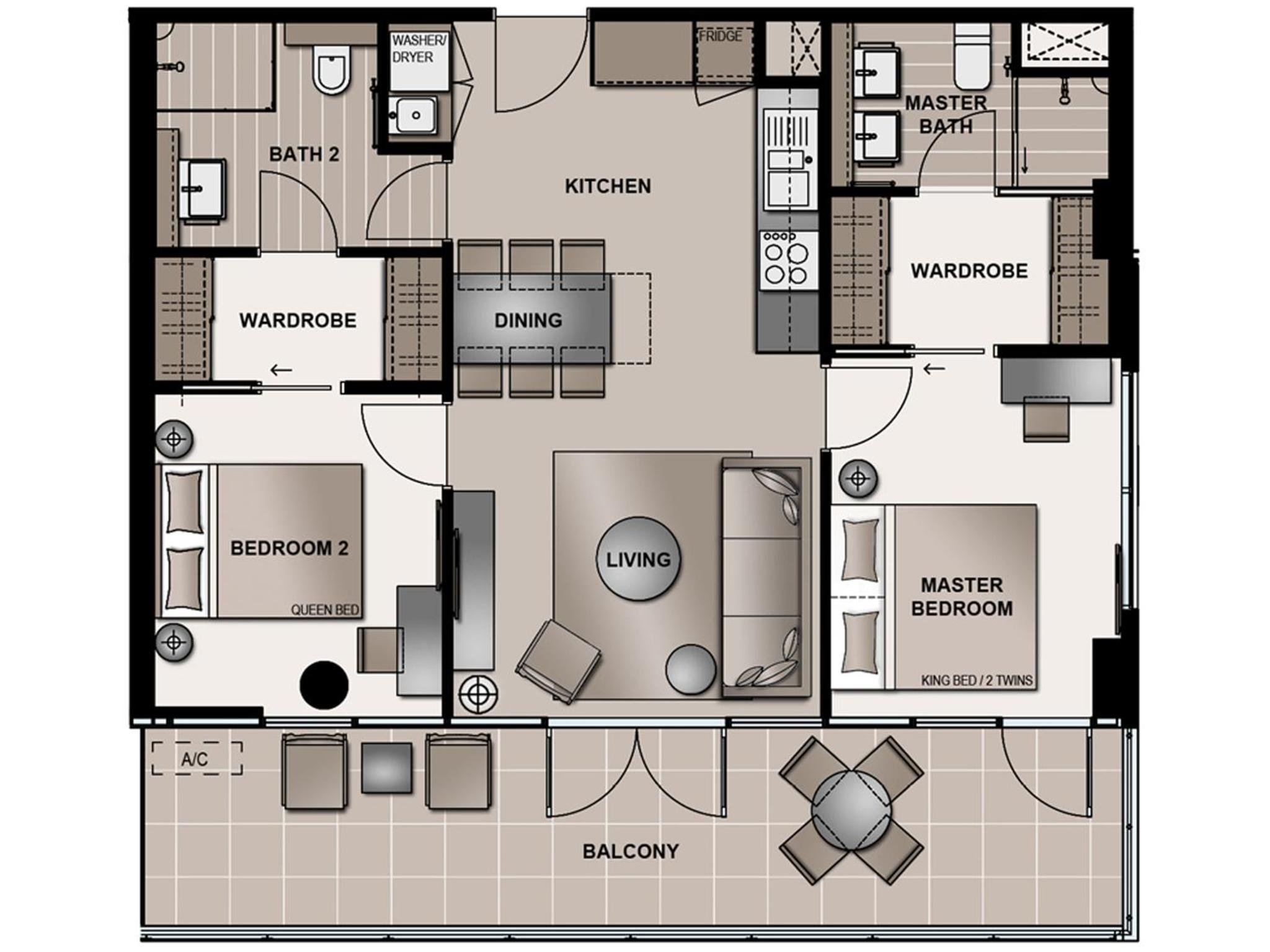 Two-Bedroom Suite - Lyndhurst