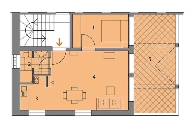 One-Bedroom Apartment photo 3