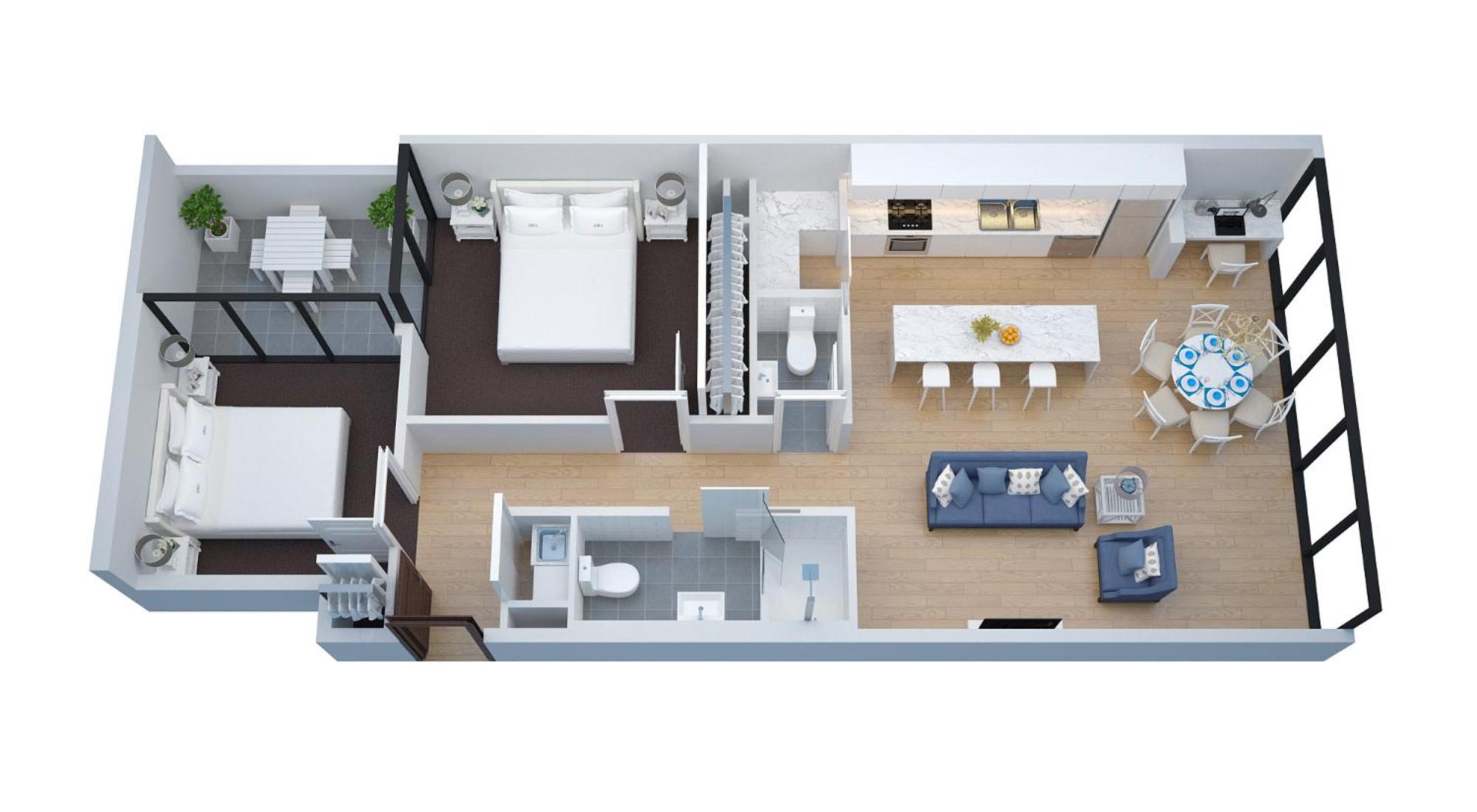 2-Bedroom Deluxe Apartment