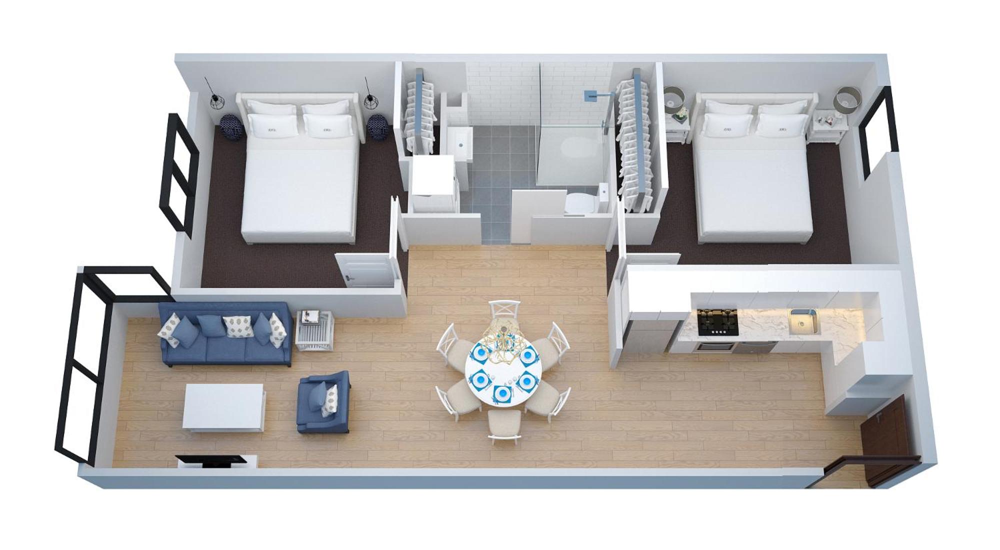 Two-Bedroom Apartment