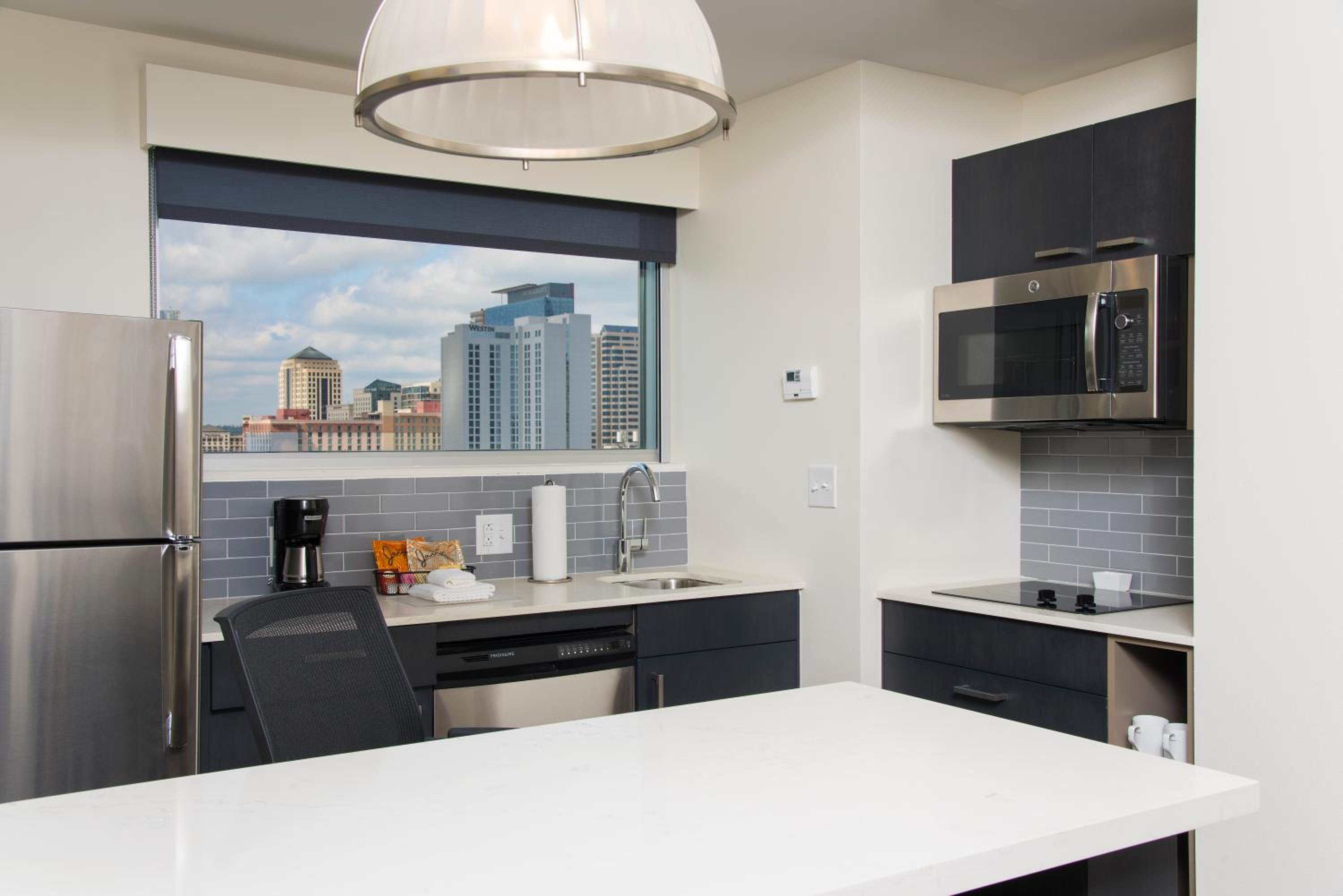 One-Bedroom King Suite with Sofa Bed and Kitchen