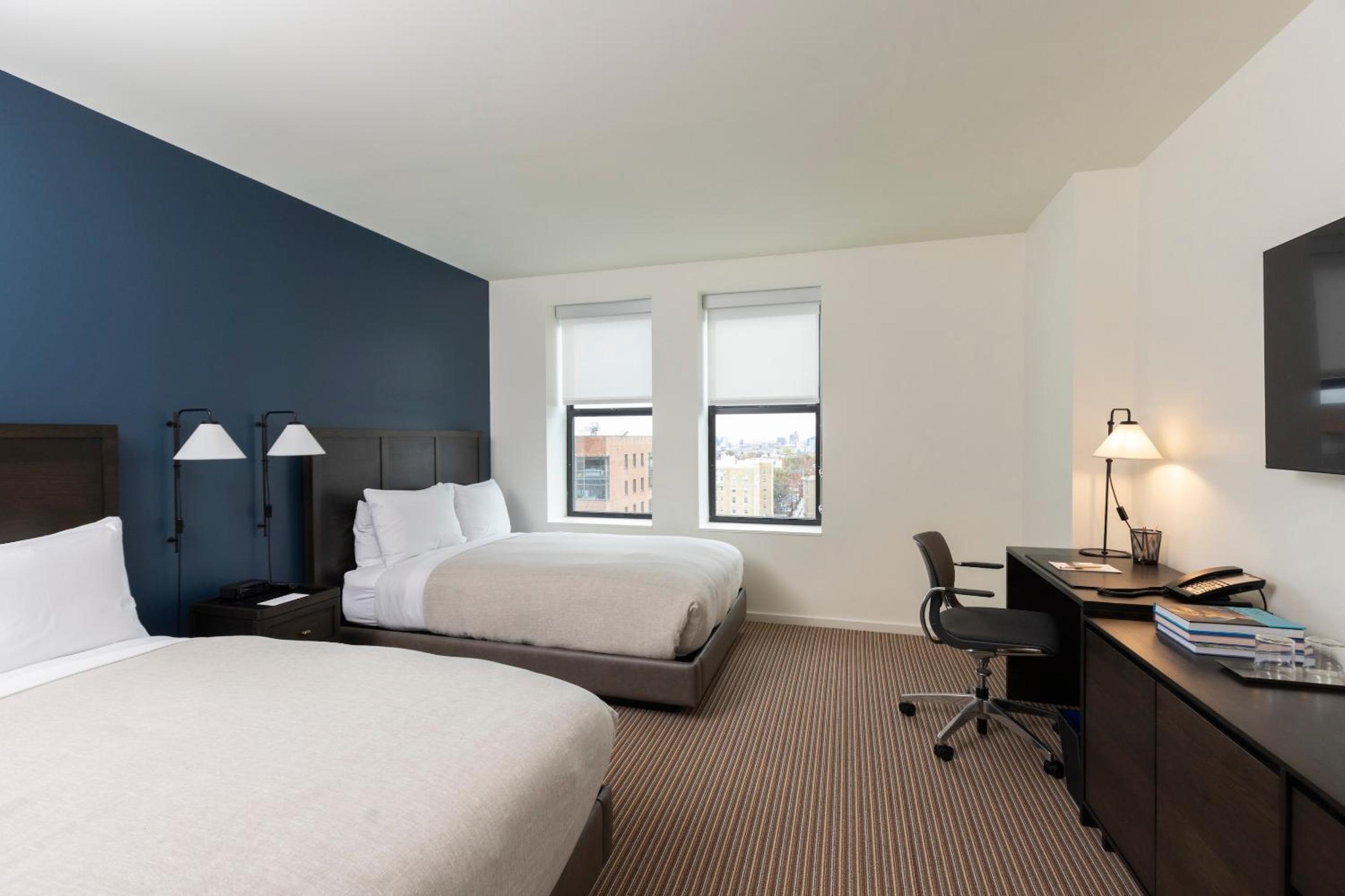 Double Room, Two Full Beds, View