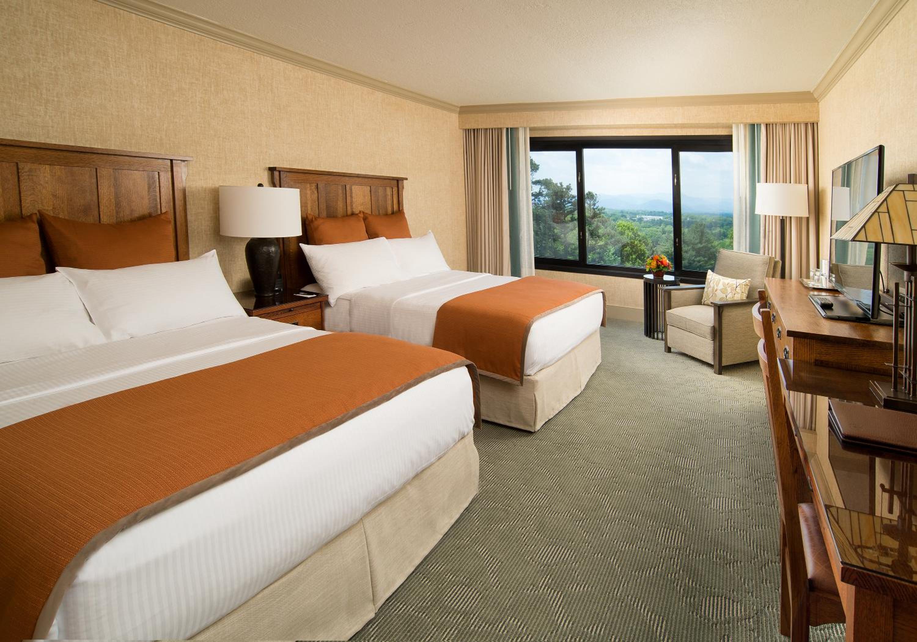 Premium Mountain View Room with Two Queen Beds