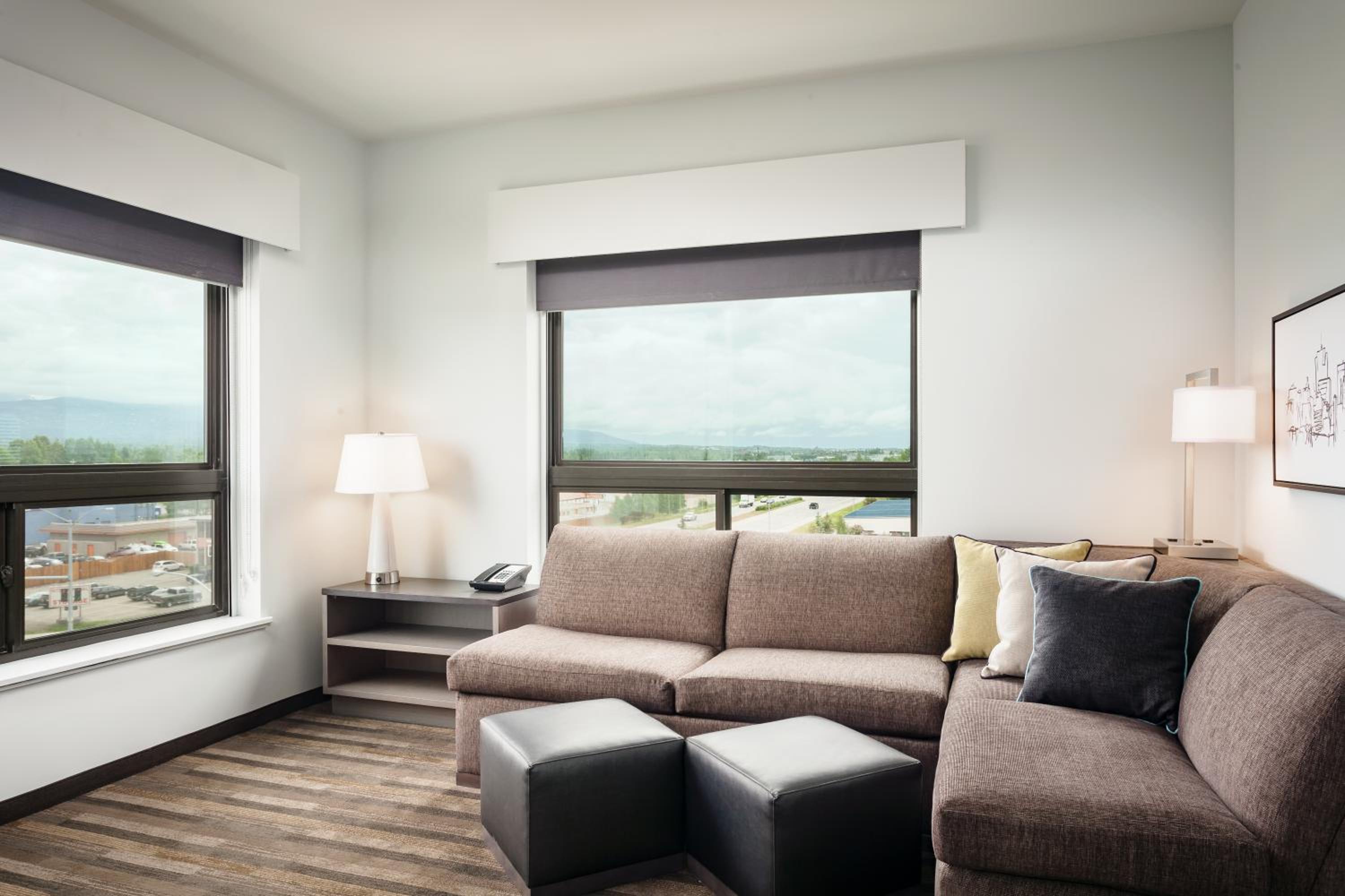 One-Bedroom King Suite with Sofa Bed and Kitchen