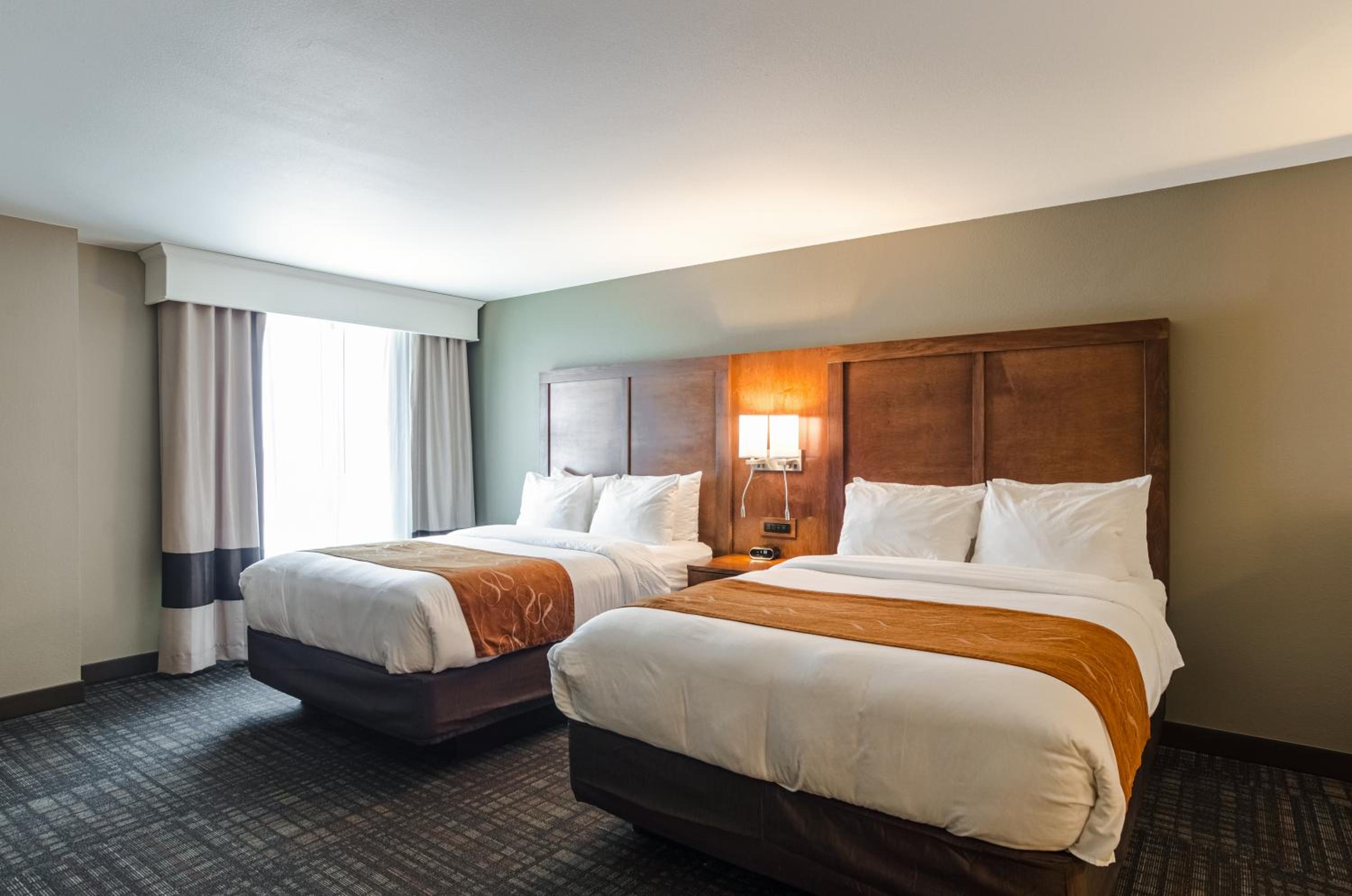 Queen Suite with Two Queen Beds with Sofa Bed - Non-Smoking photo 1